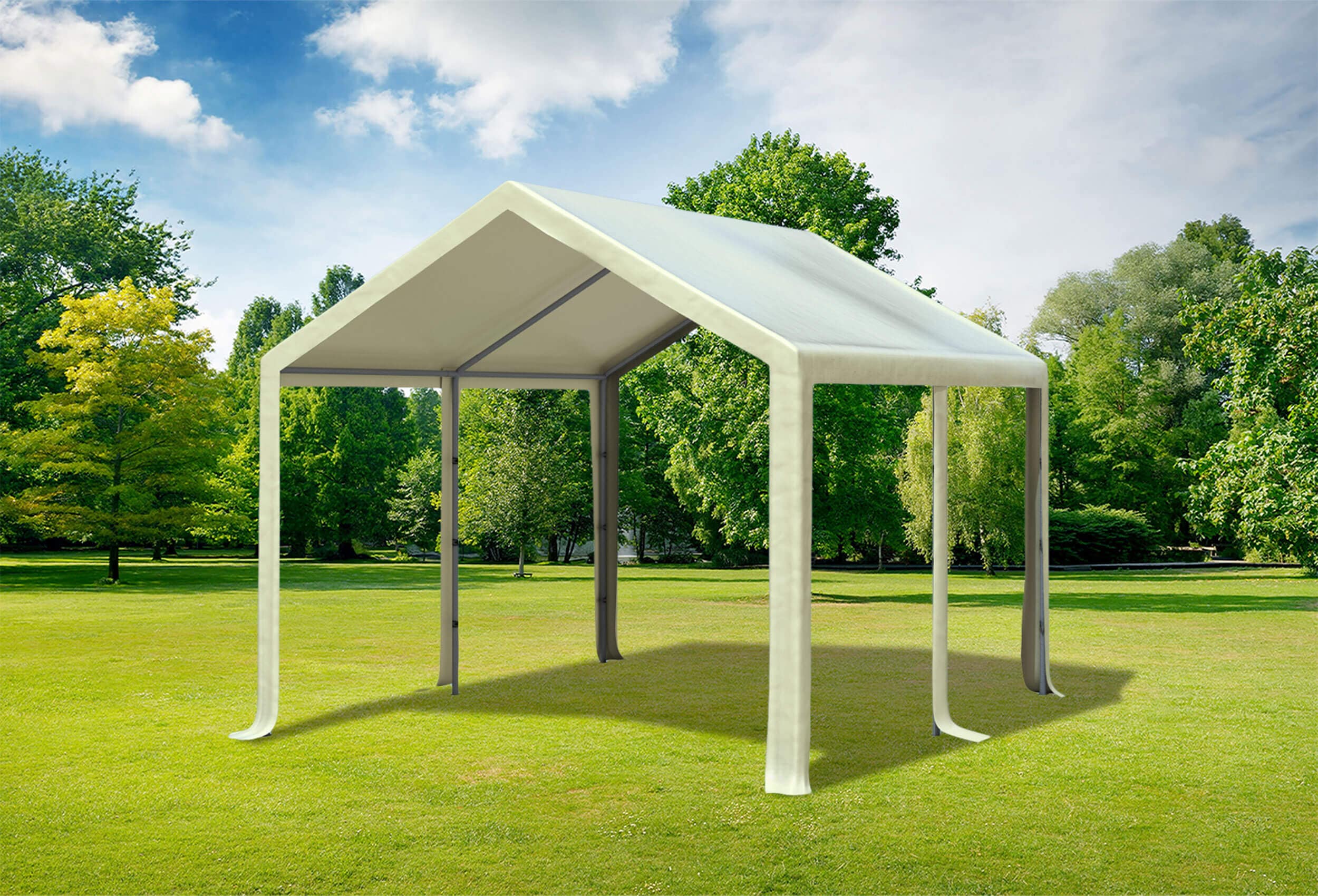 3x4 m PVC Roof Tarpaulin incl. Accessories Beige
