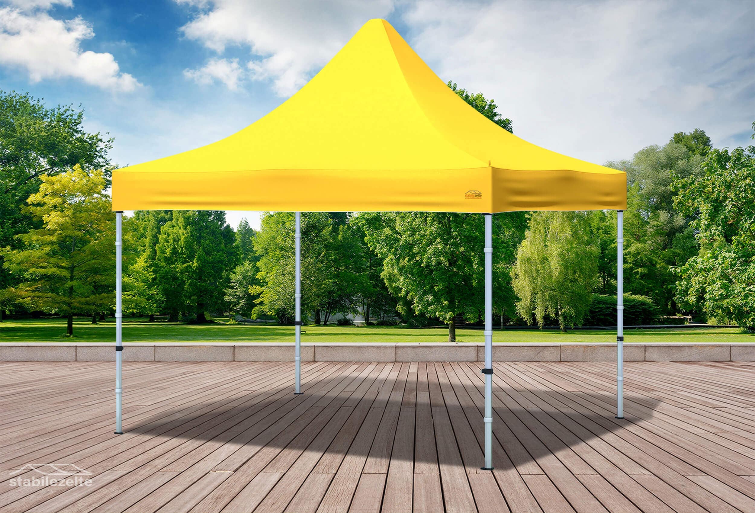 3x3 m Folding Tent Roof Tarpaulin Yellow