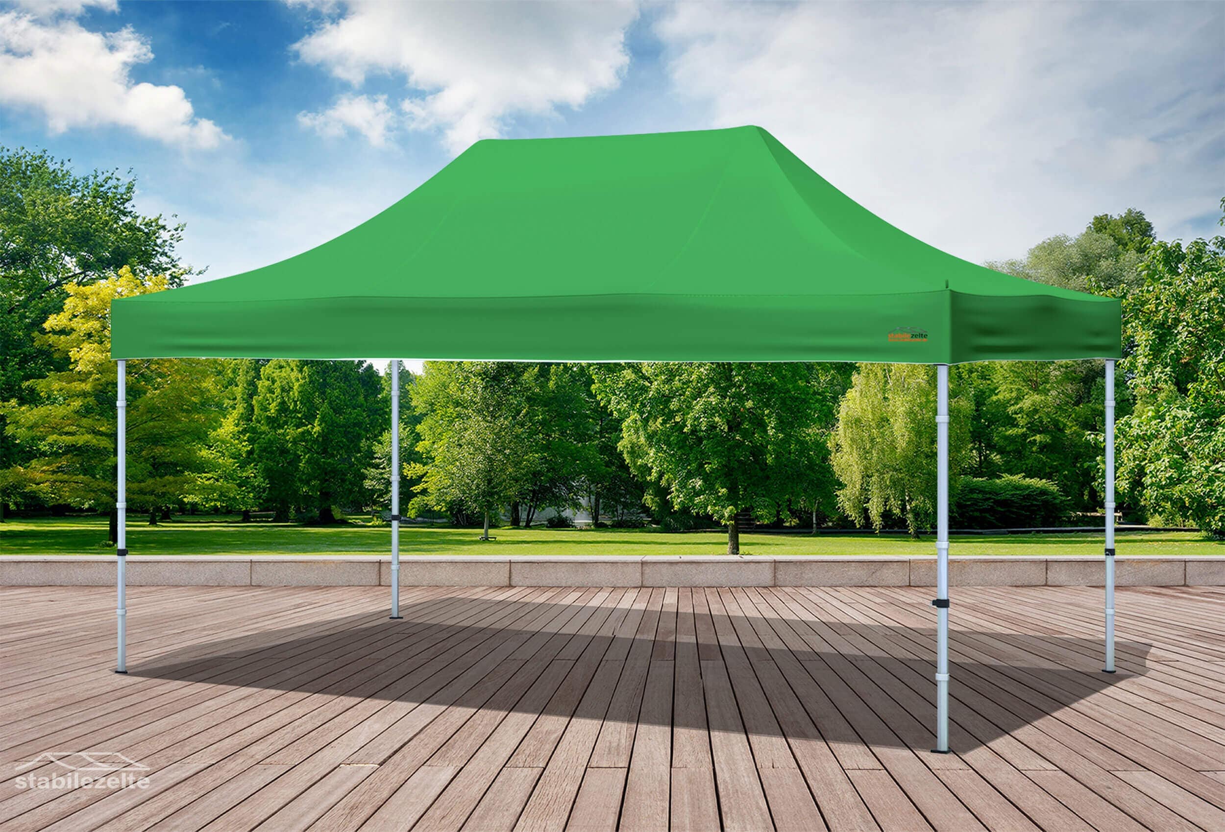 3x4.5 m Folding Tent Roof Tarpaulin Green