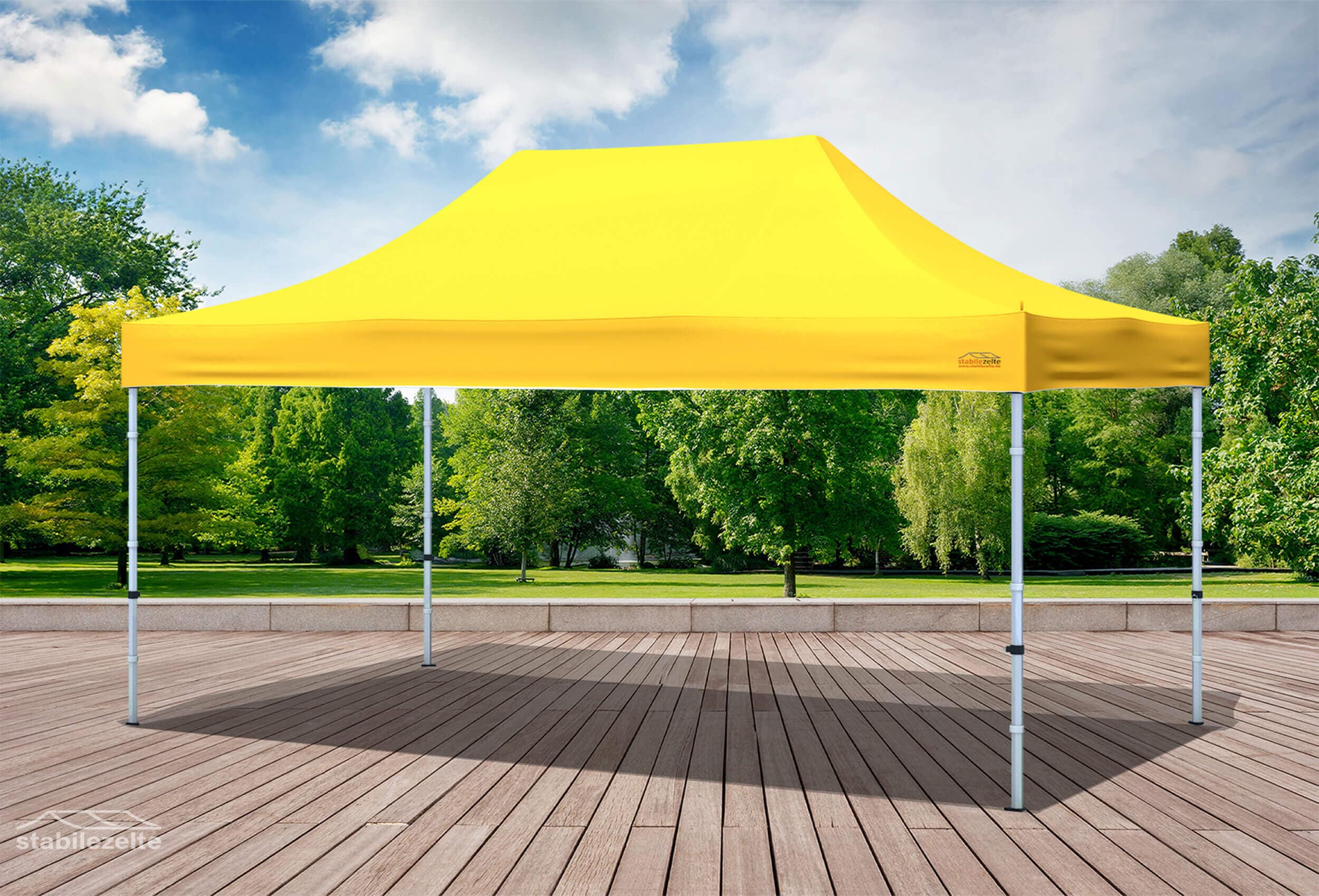 3x4.5 m Pop Up Gazebo, Yellow