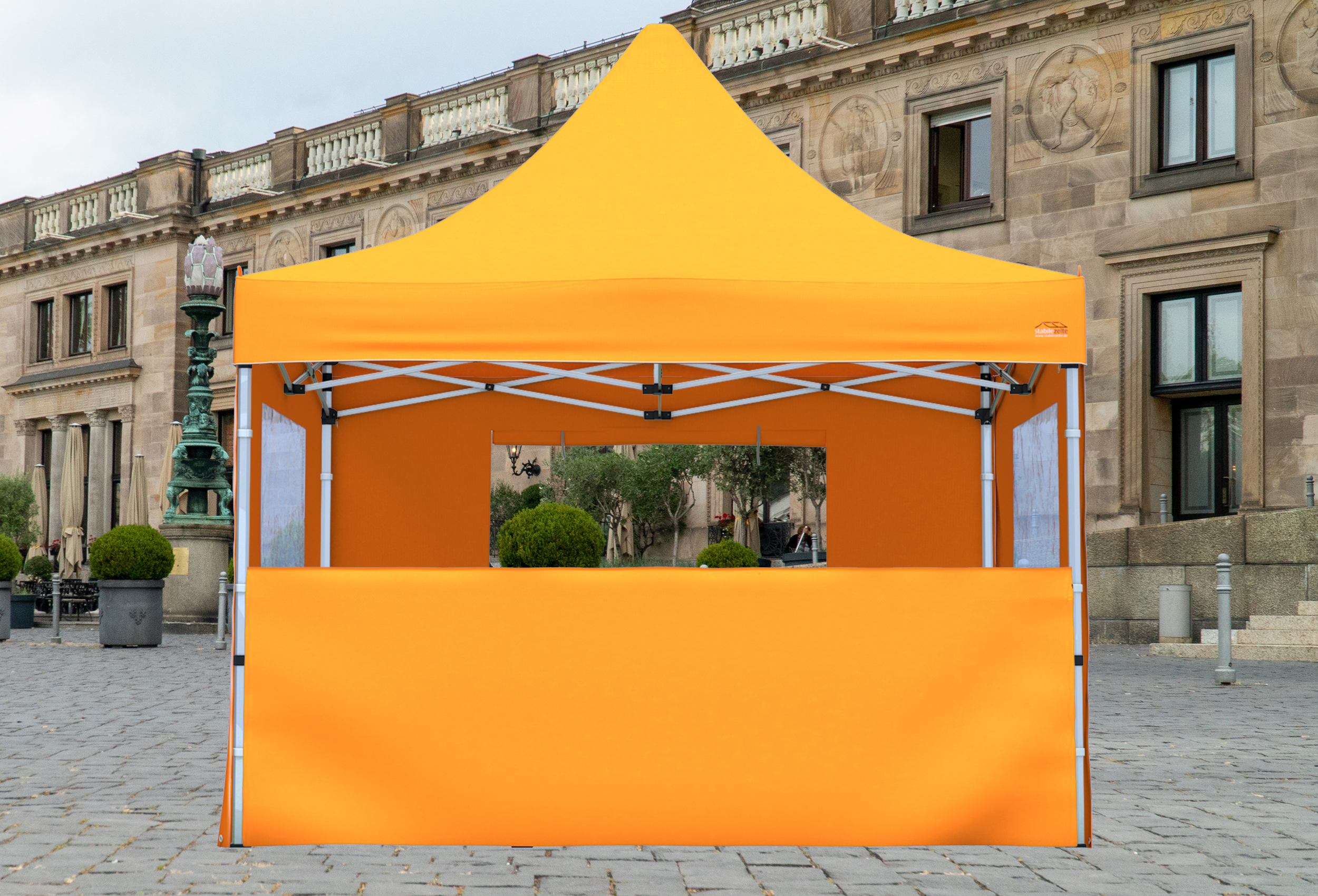 Folding tent half-wall SET 3 metres PREMIUM ORANGE