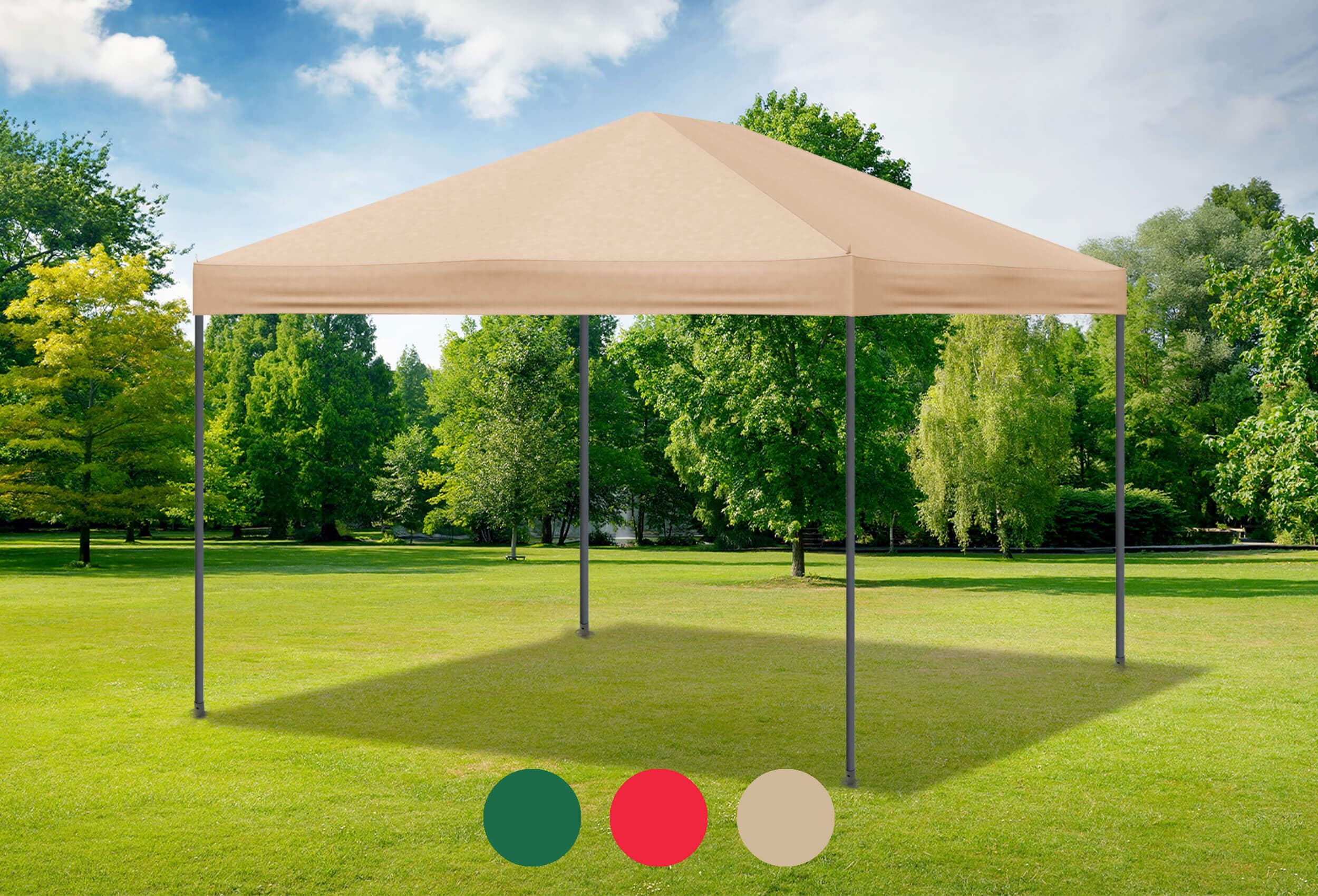 3x4 m Roof Tarpaulin Sahara PVC Brown