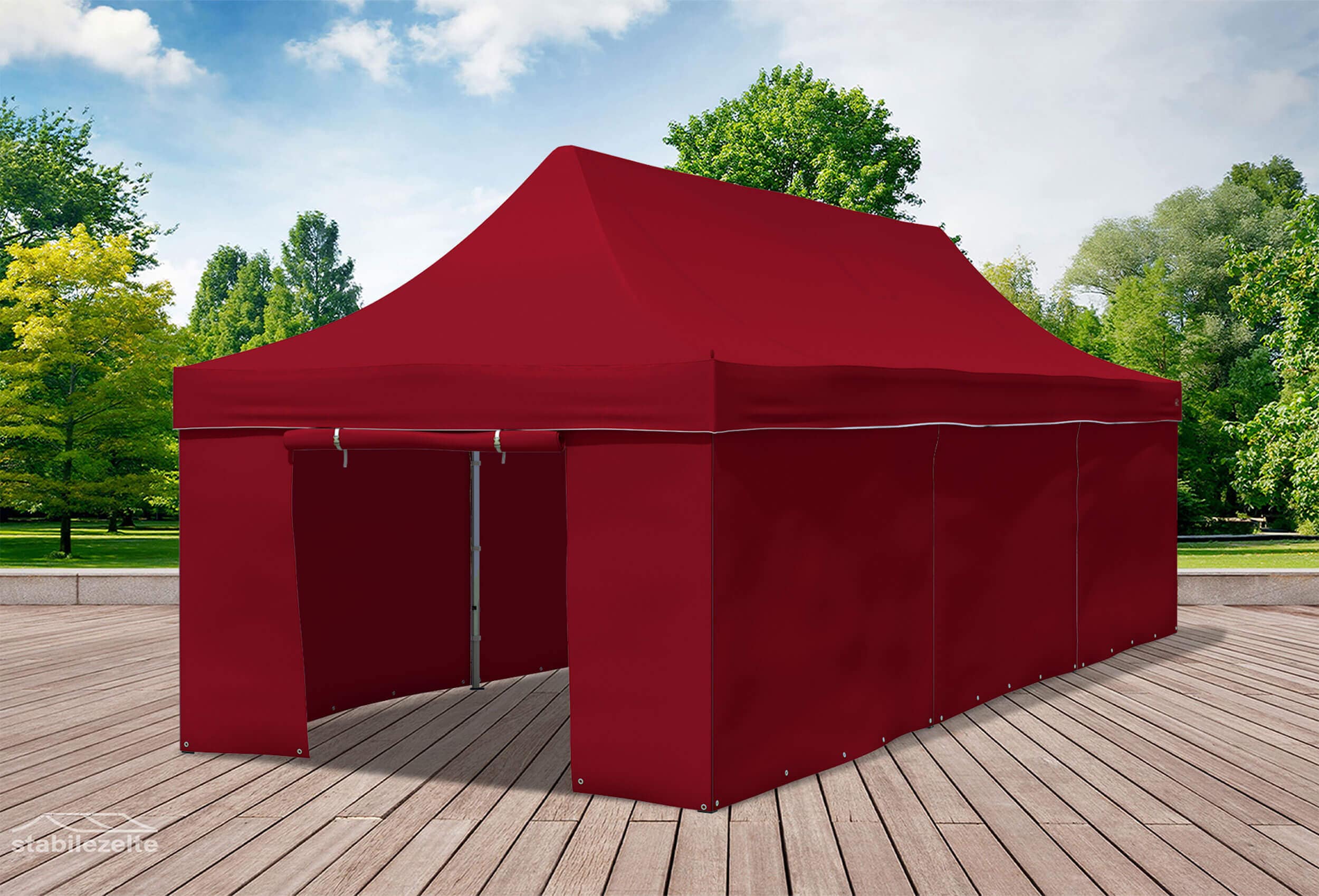 3x9 m Pop Up Gazebo, Bordeaux