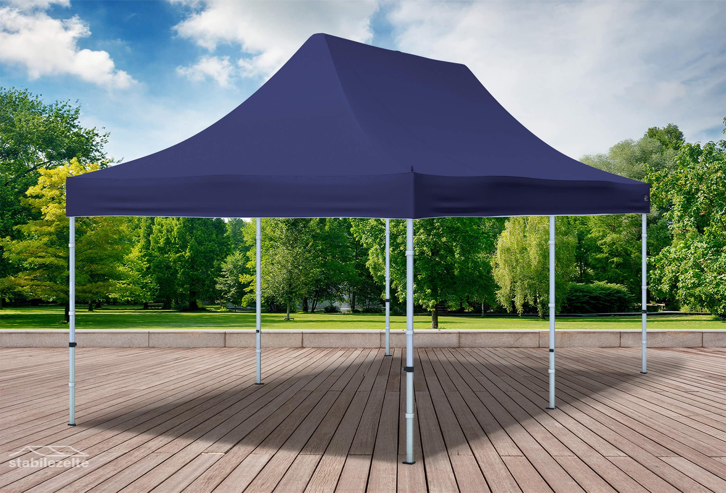 3x6 m Folding Tent Roof Tarpaulin Blue