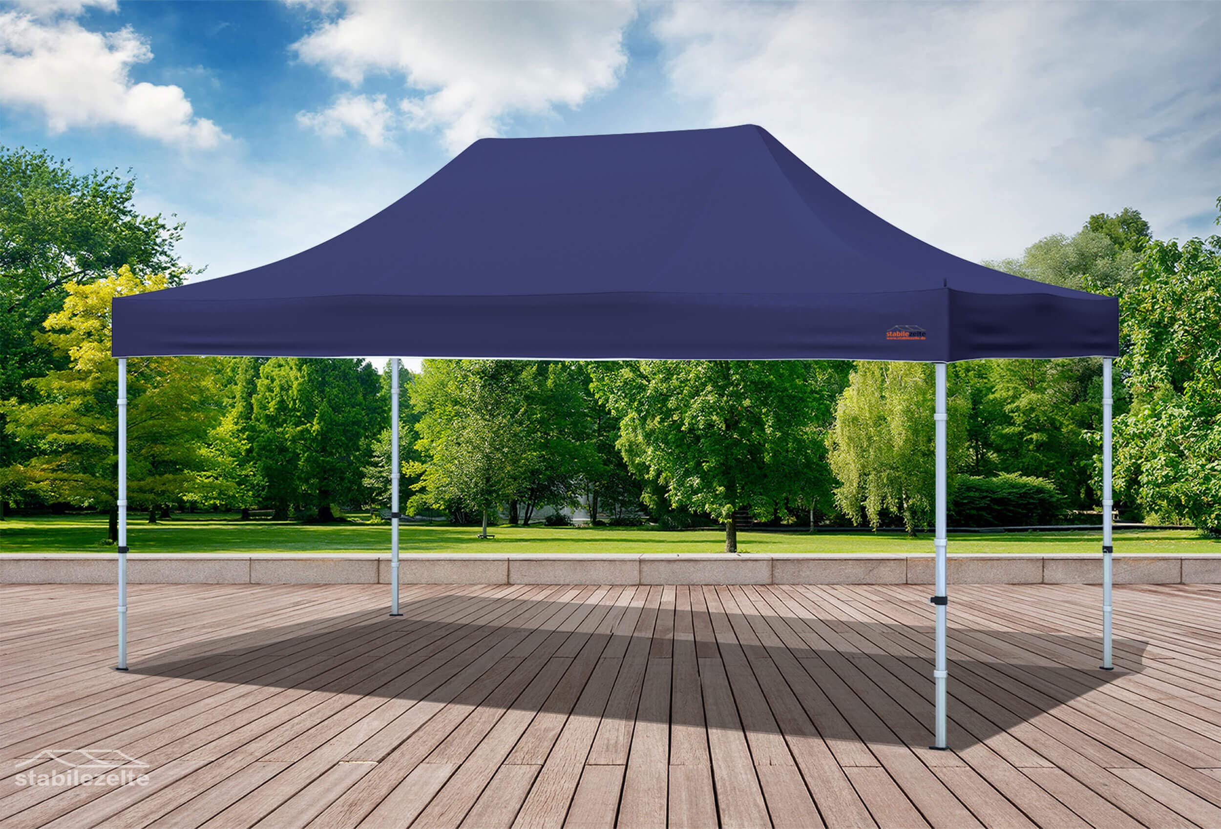 3x4.5 m Folding Tent Roof Tarpaulin Blue