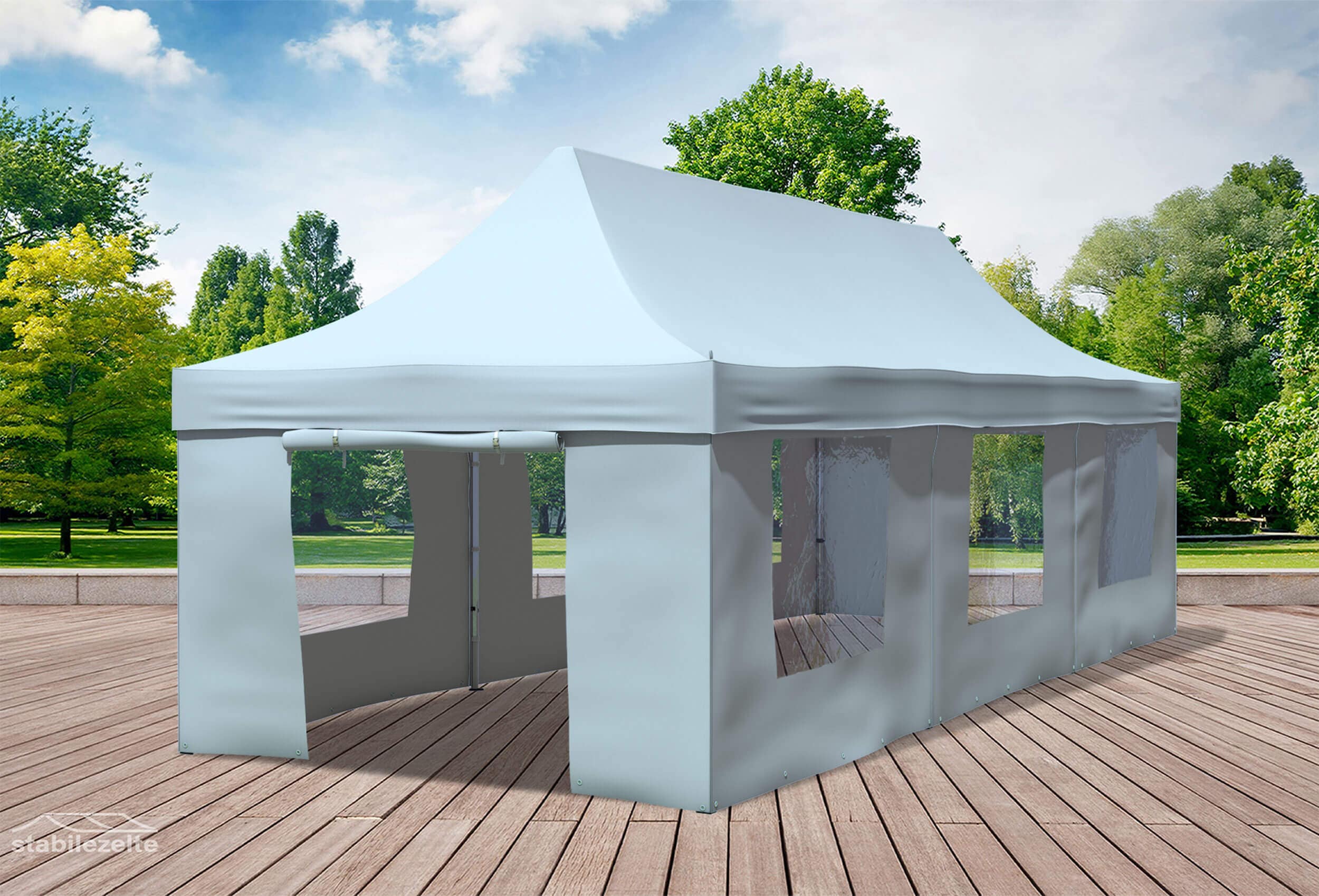 3x9 m Pop Up Gazebo, Grey