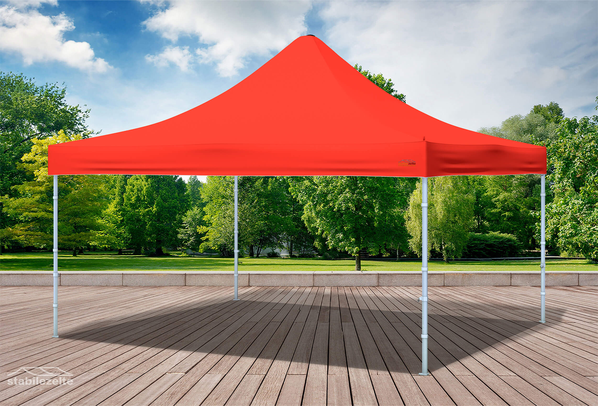 4x4 m Pop Up Gazebo, Red