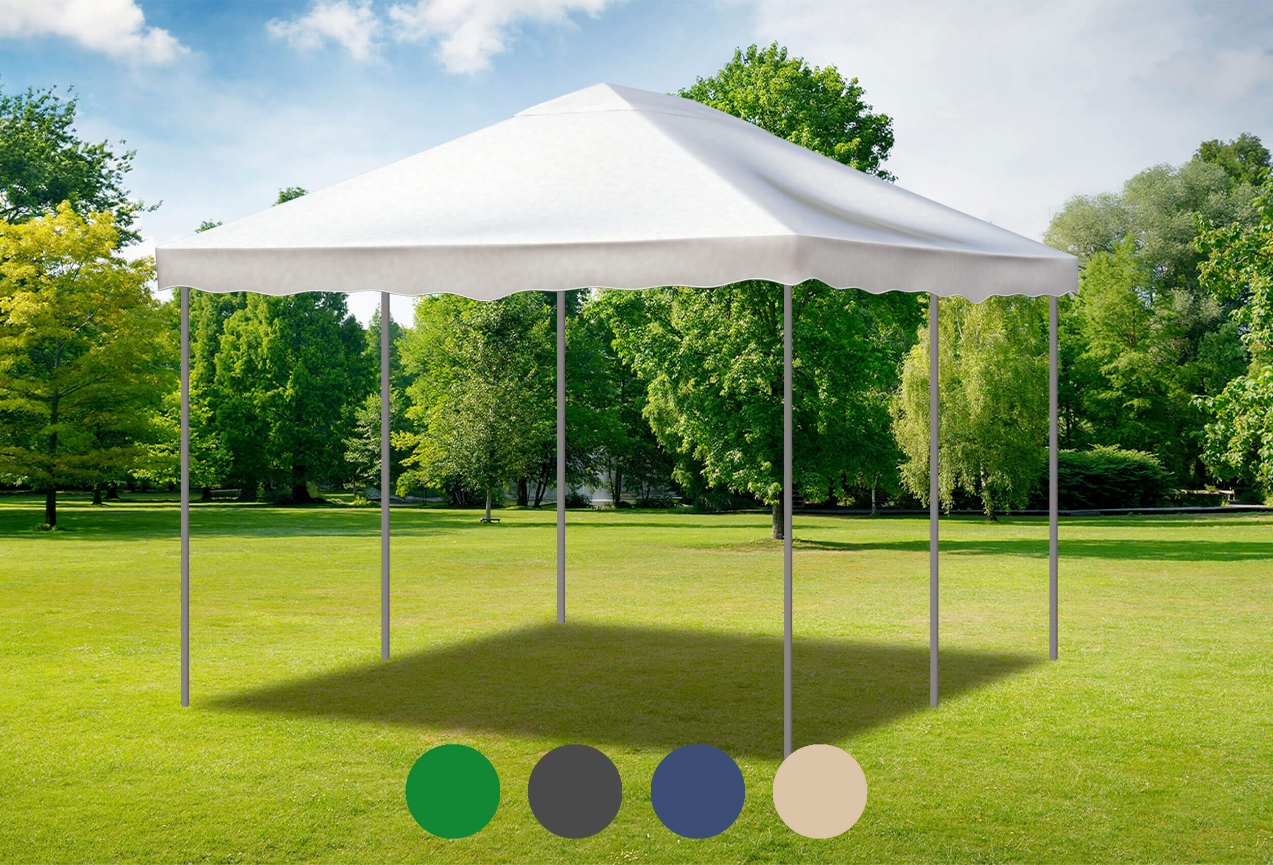 Braunes Ersatzdach für die Deluxe Serie 3m x 4m