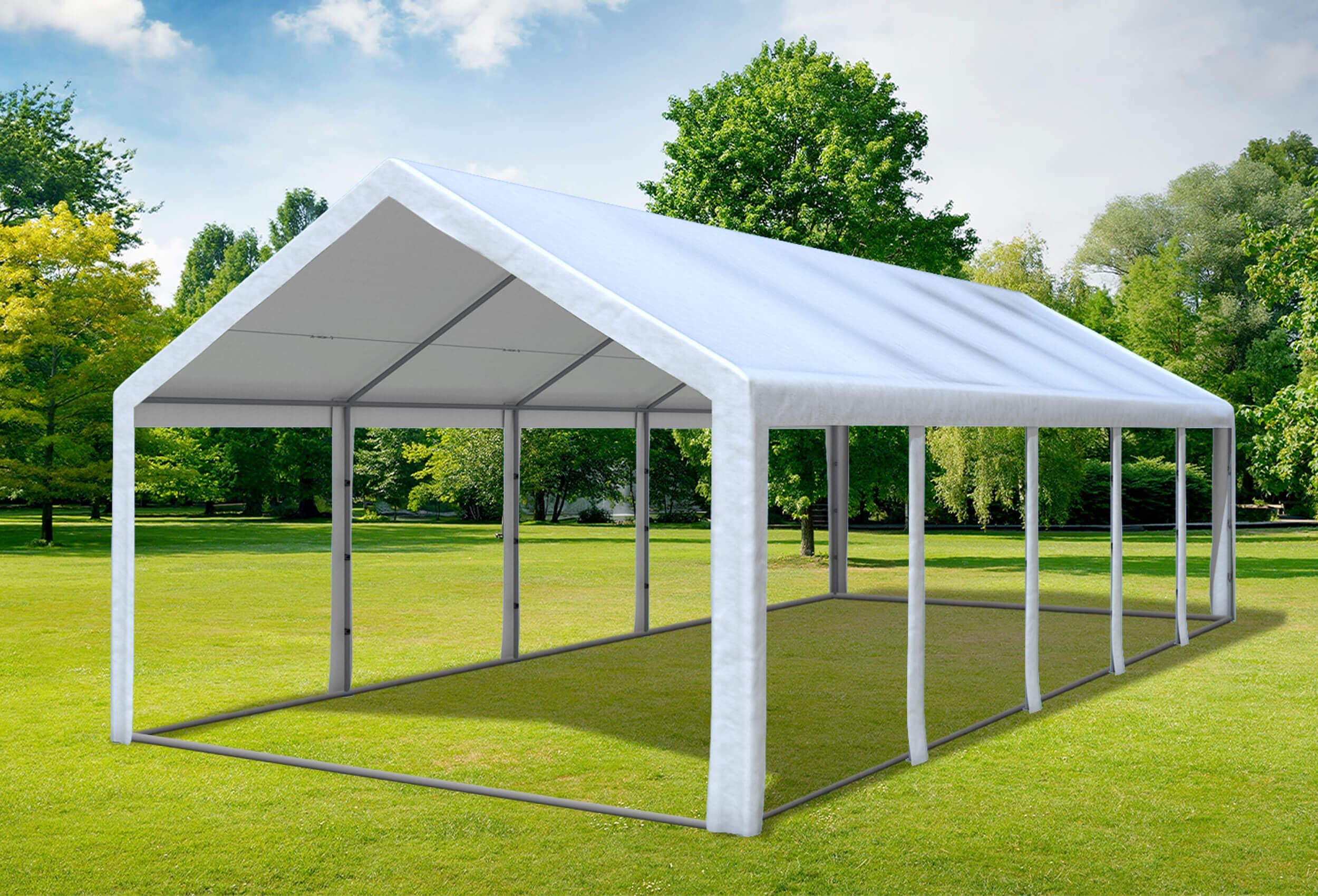 4x10 m Party tent / Marquee, PE White