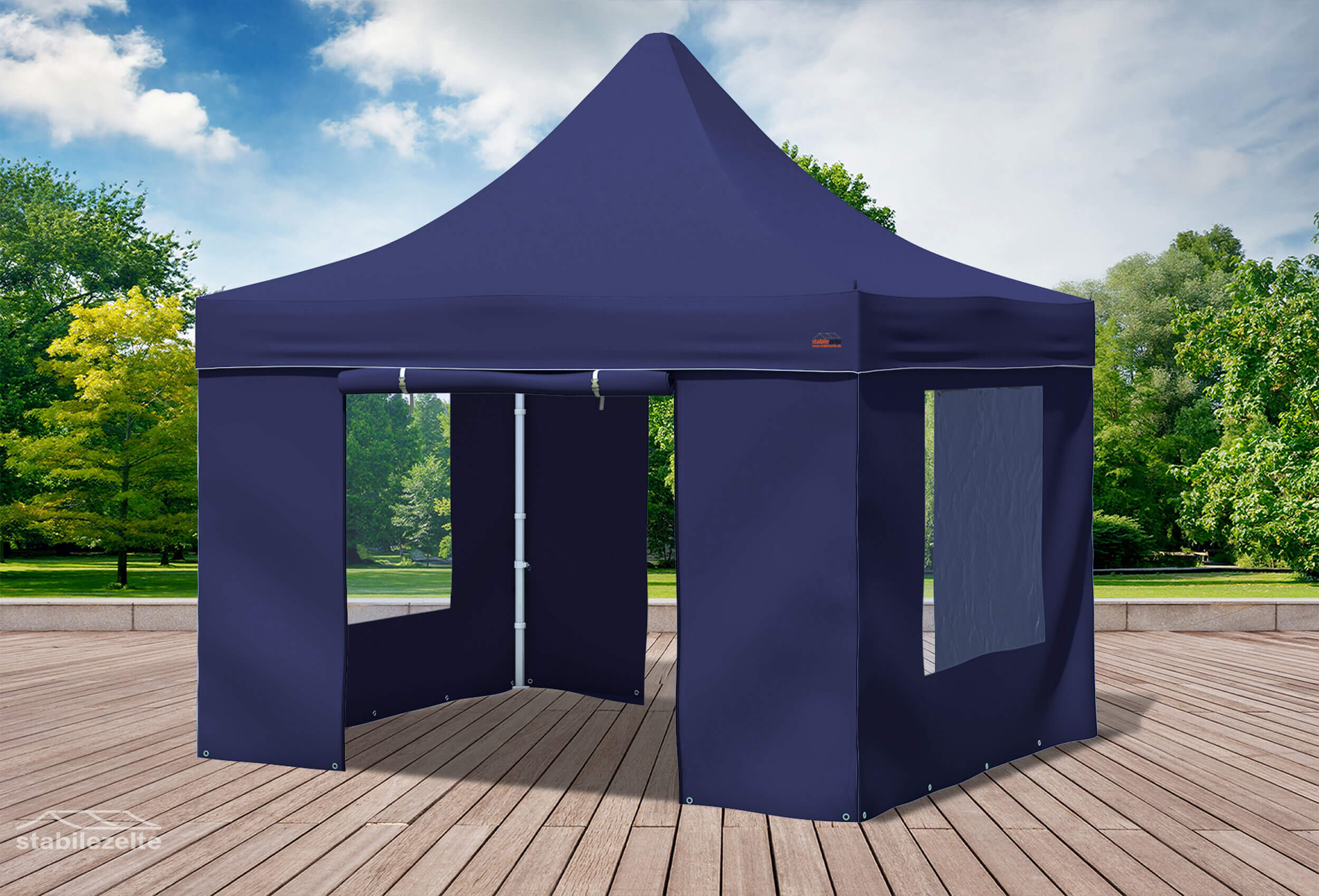 3x3 m Pop Up Gazebo, Blue