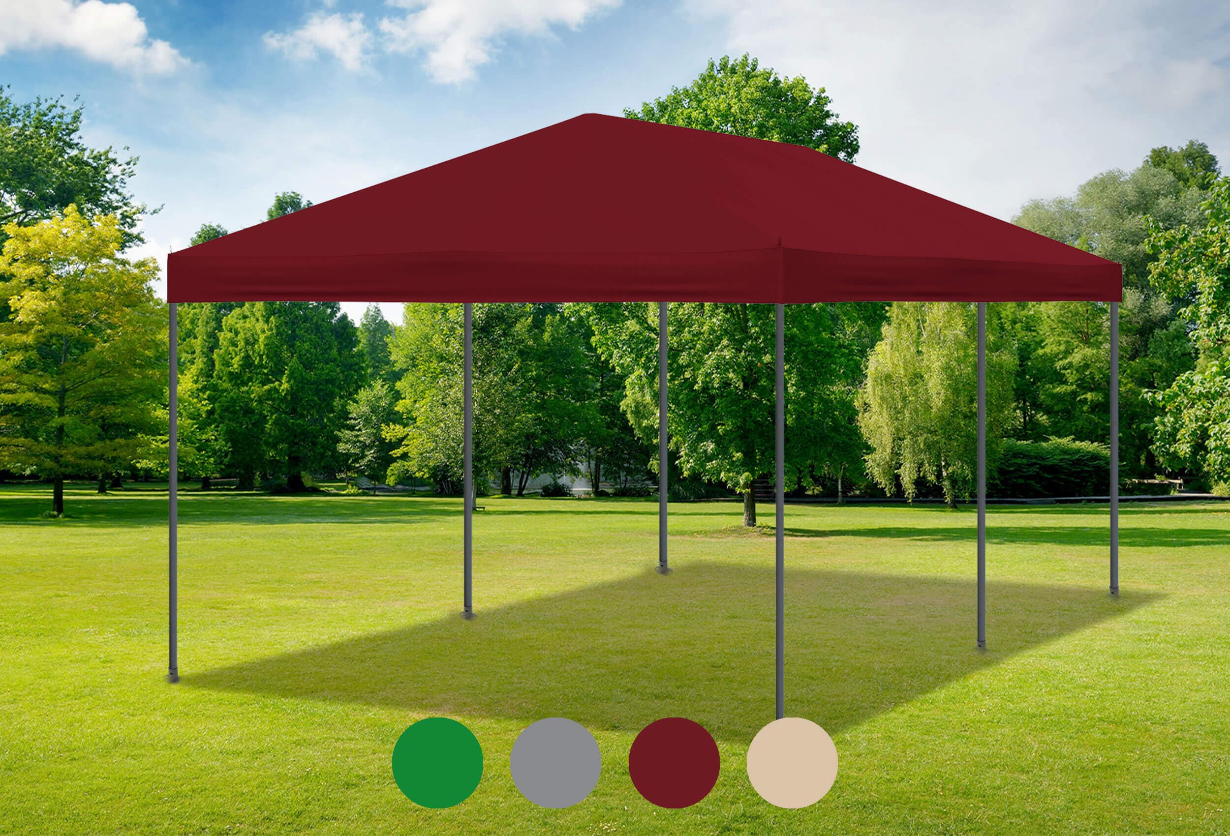 3x6 m Roof Tarpaulin Sahara Bordeaux