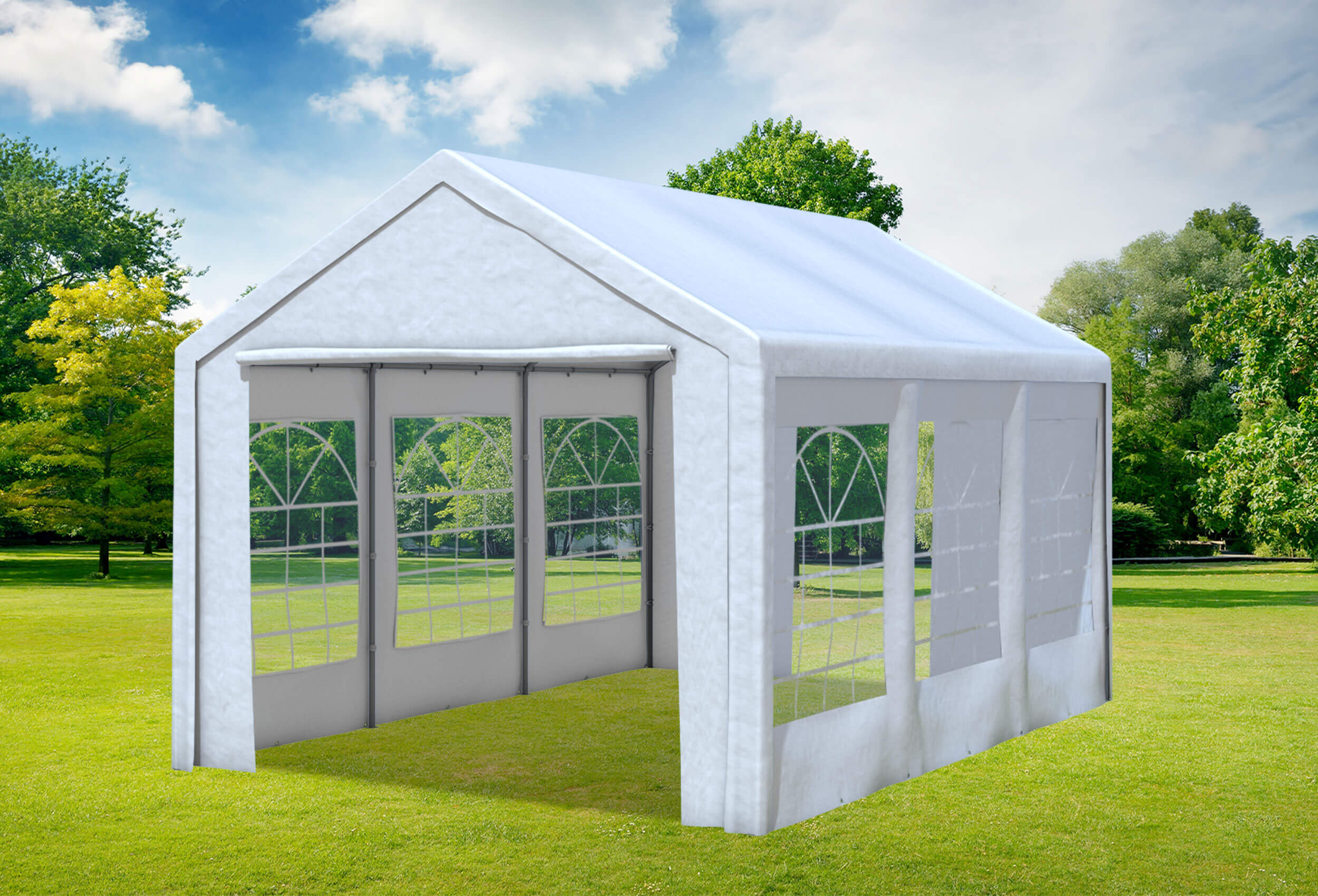 3x5 m Party tent / Marquee, PVC White