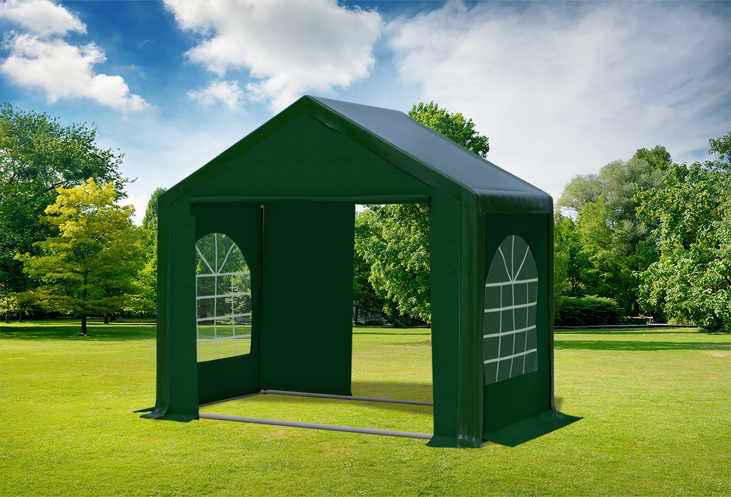 3x2 m Party tent / Marquee, PVC Green