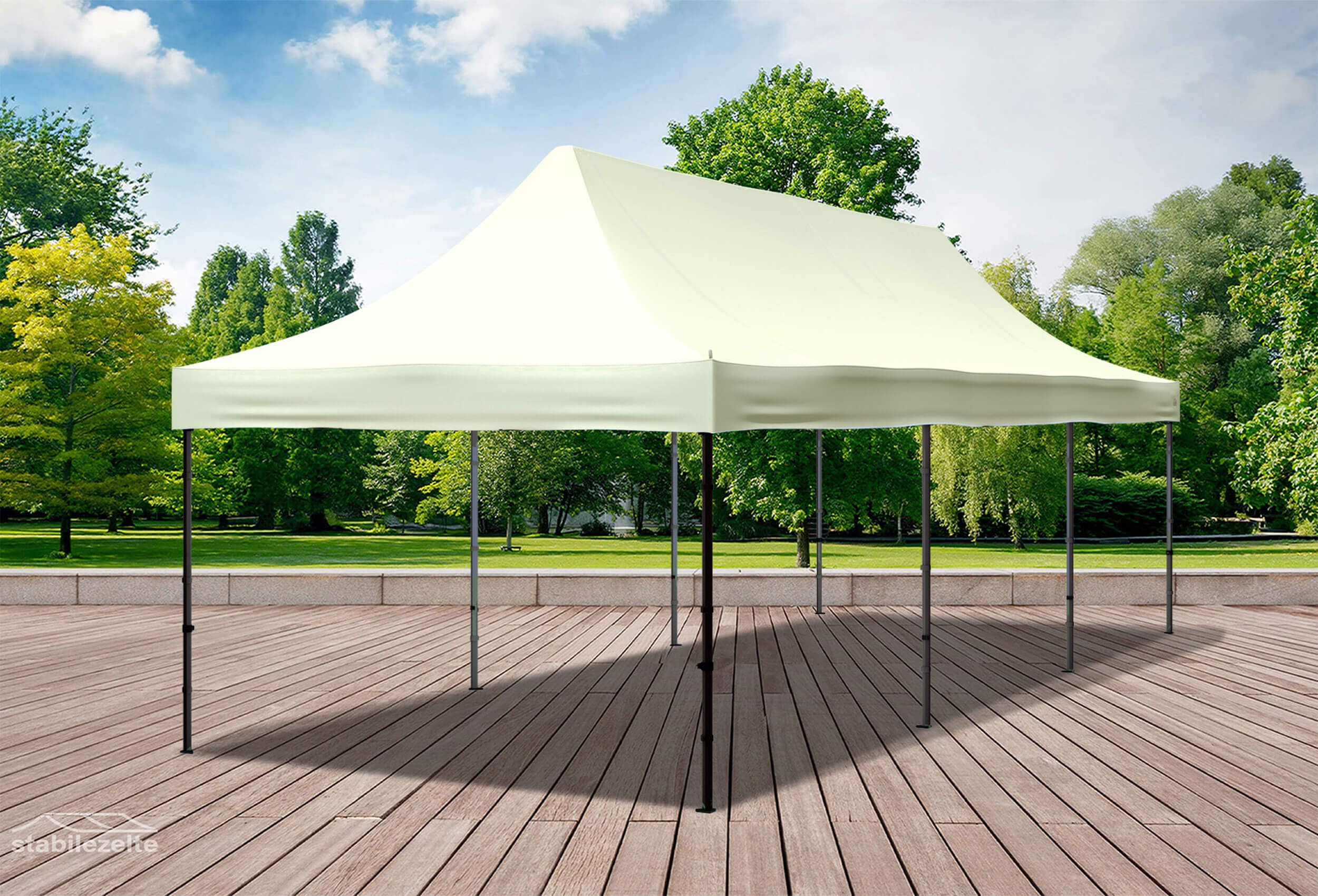3x9 m Folding Tent Roof Tarpaulin Beige