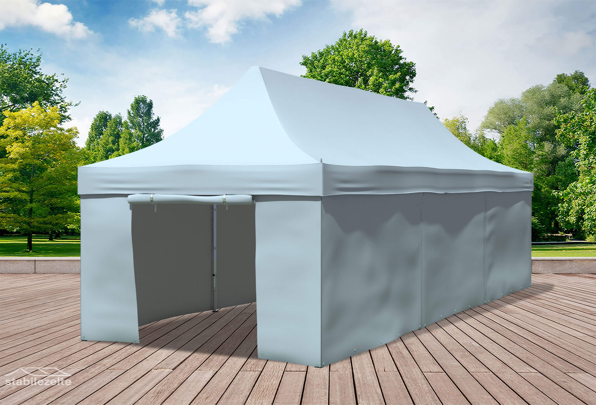 3x9 m Pop Up Gazebo, Grey