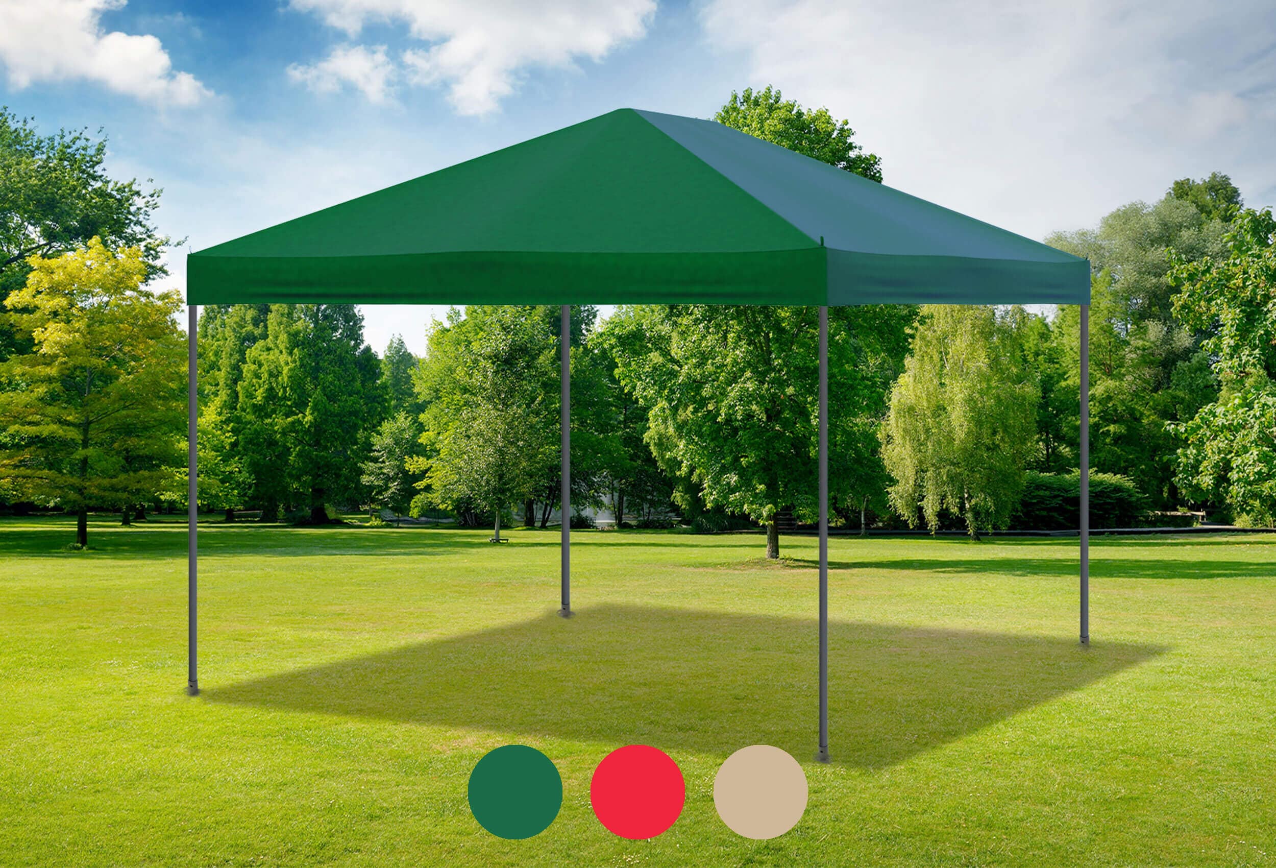 3x4 m Roof Tarpaulin Sahara PVC Green