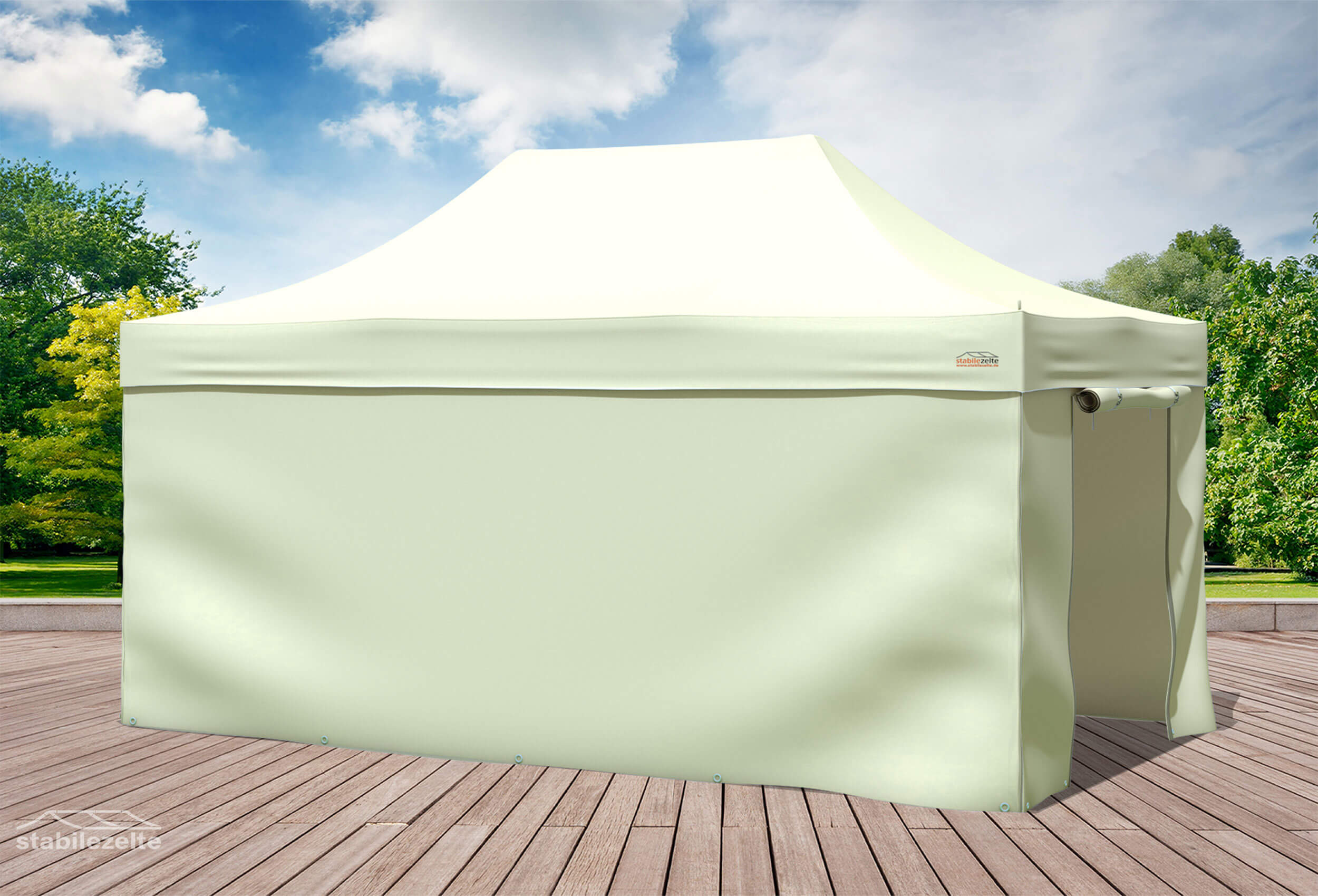 3x4.5 m Pop Up Gazebo, Beige