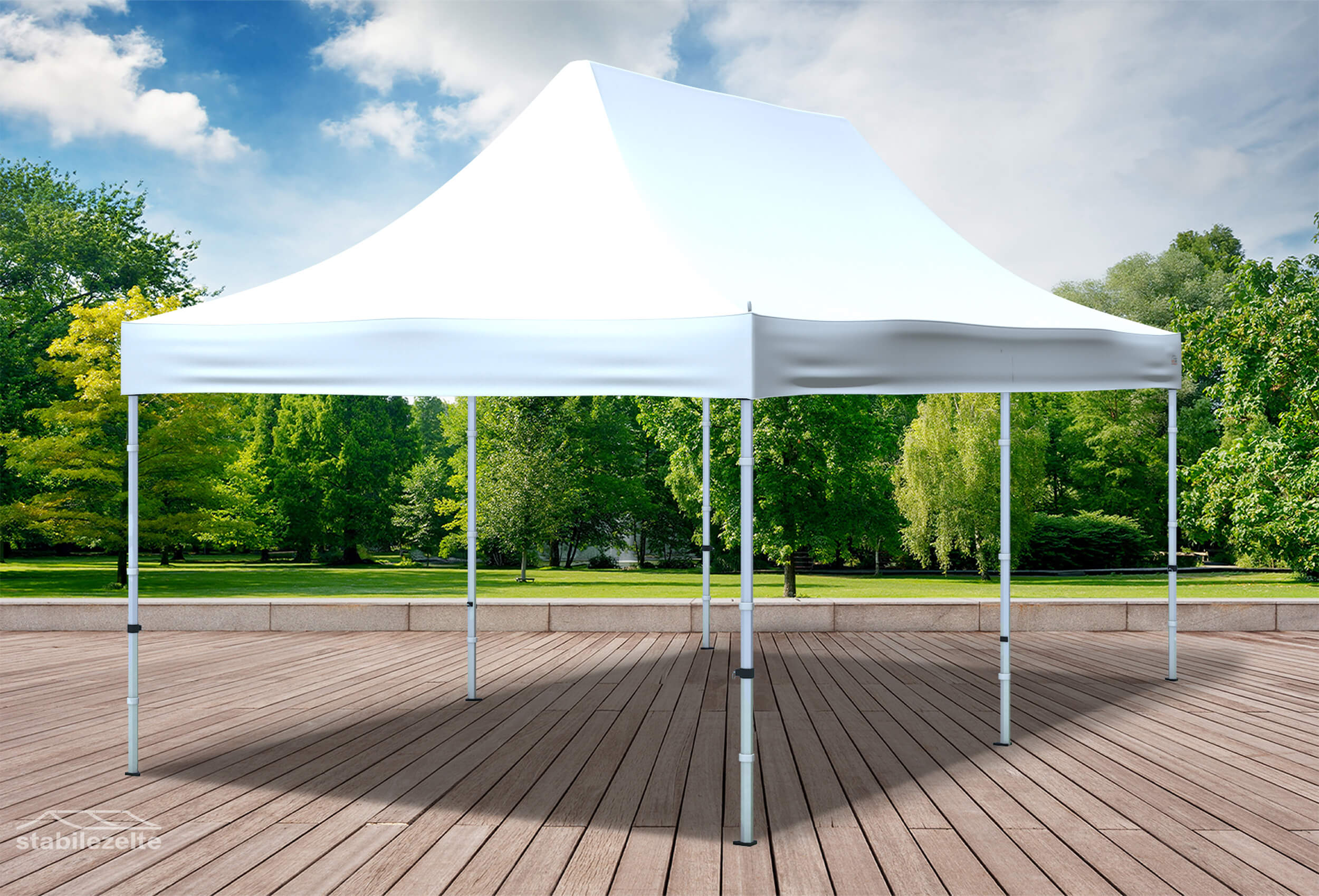 3x6 m Folding Tent Roof Tarpaulin White