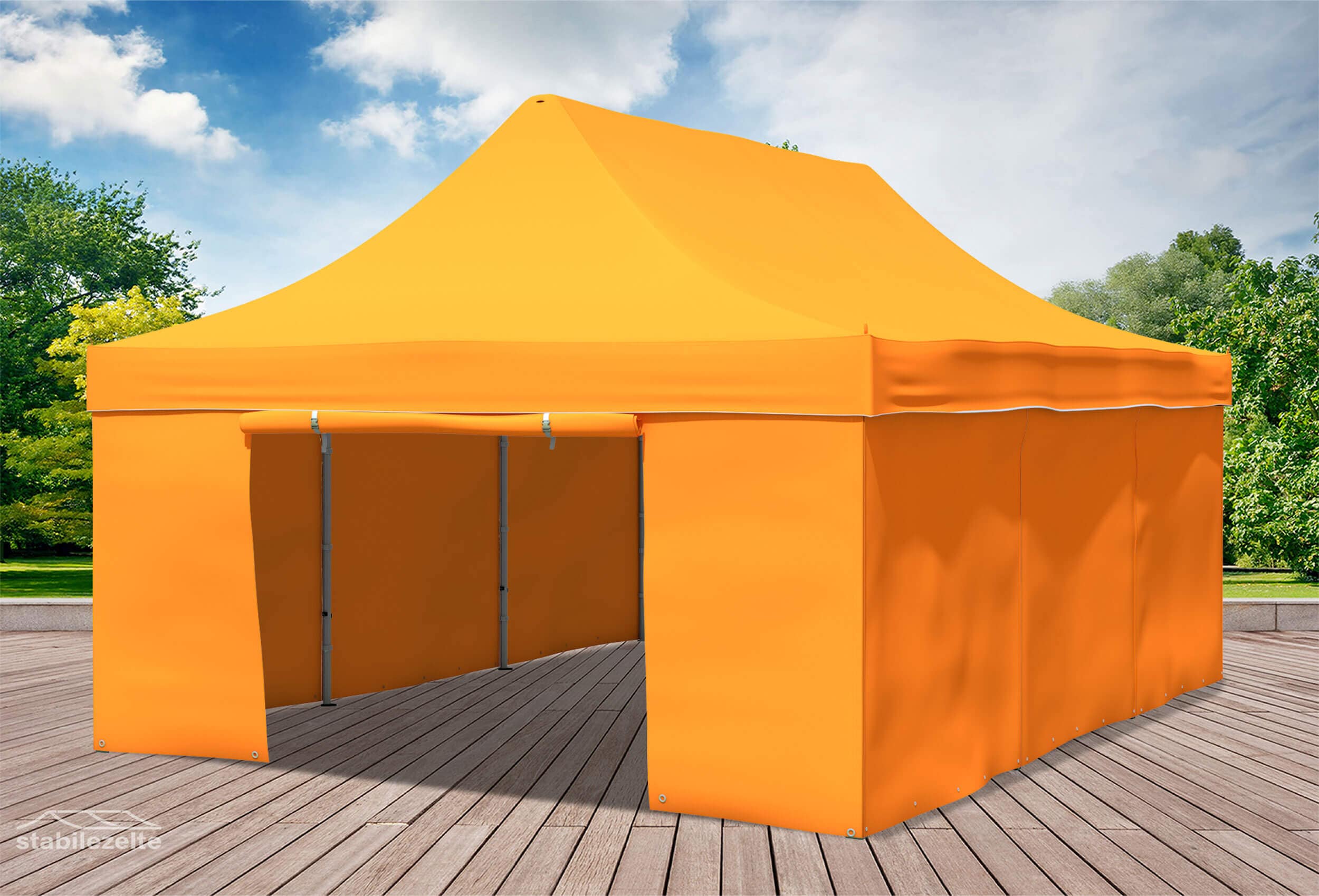 4x6 m Pop Up Gazebo, Orange