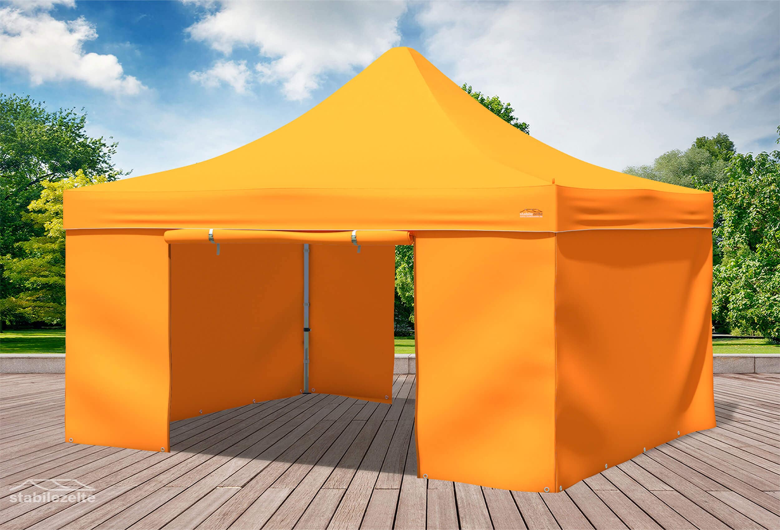 4x4 m Pop Up Gazebo, Orange