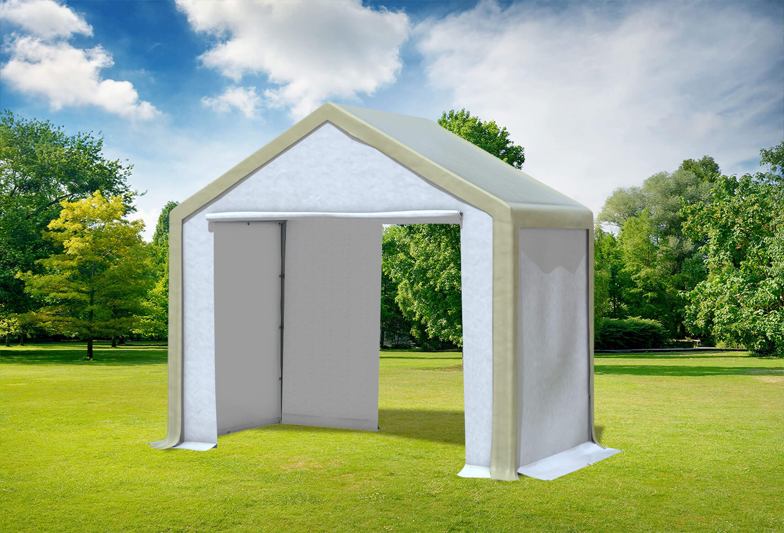 3x2 m Party tent / Marquee, PVC Brown White