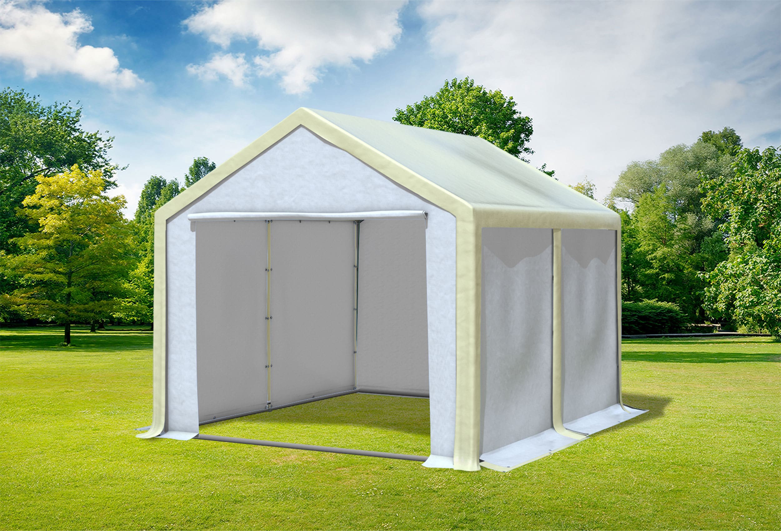3x4 m Party tent / Marquee, PVC Beige White