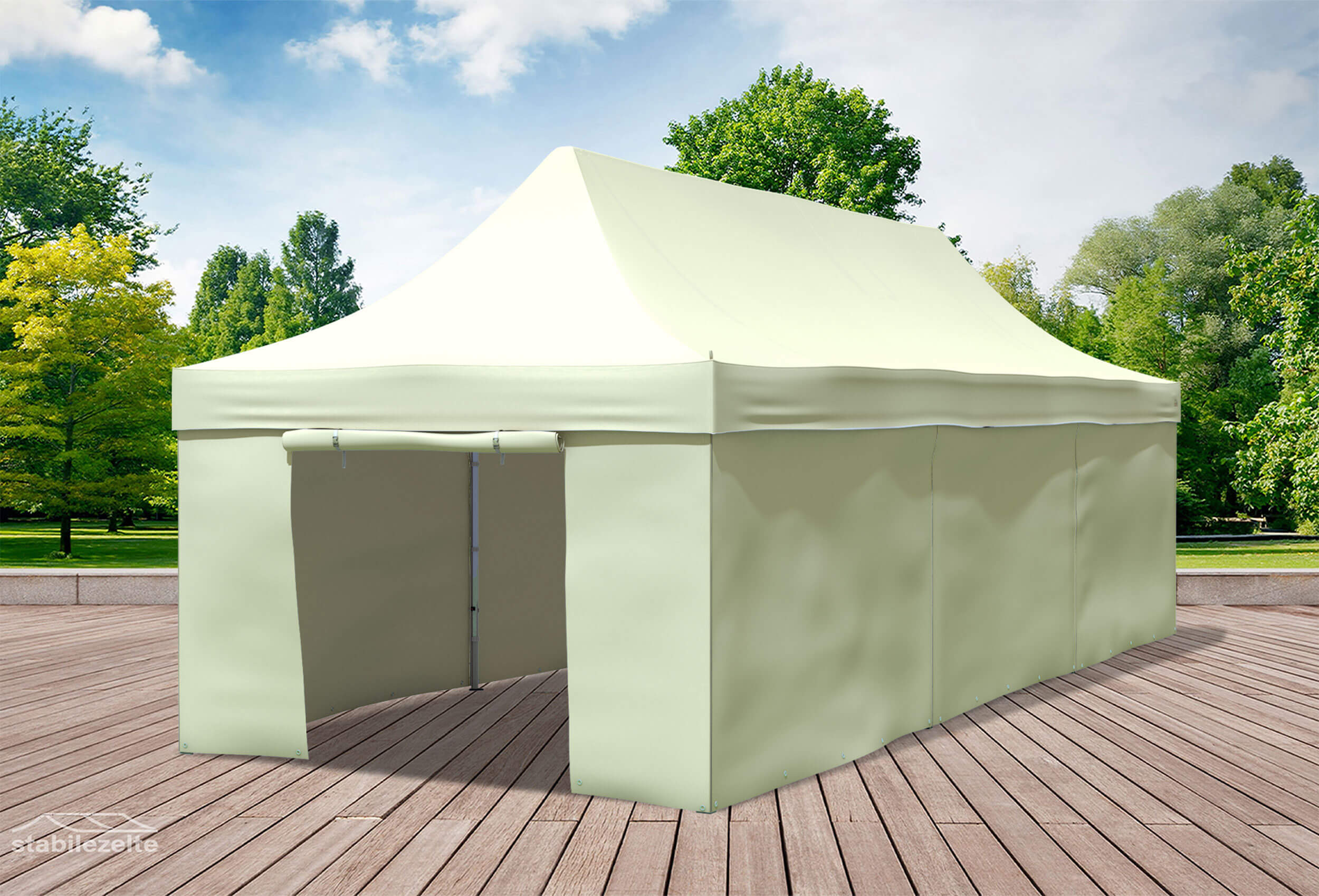 3x9 m Pop Up Gazebo, Beige