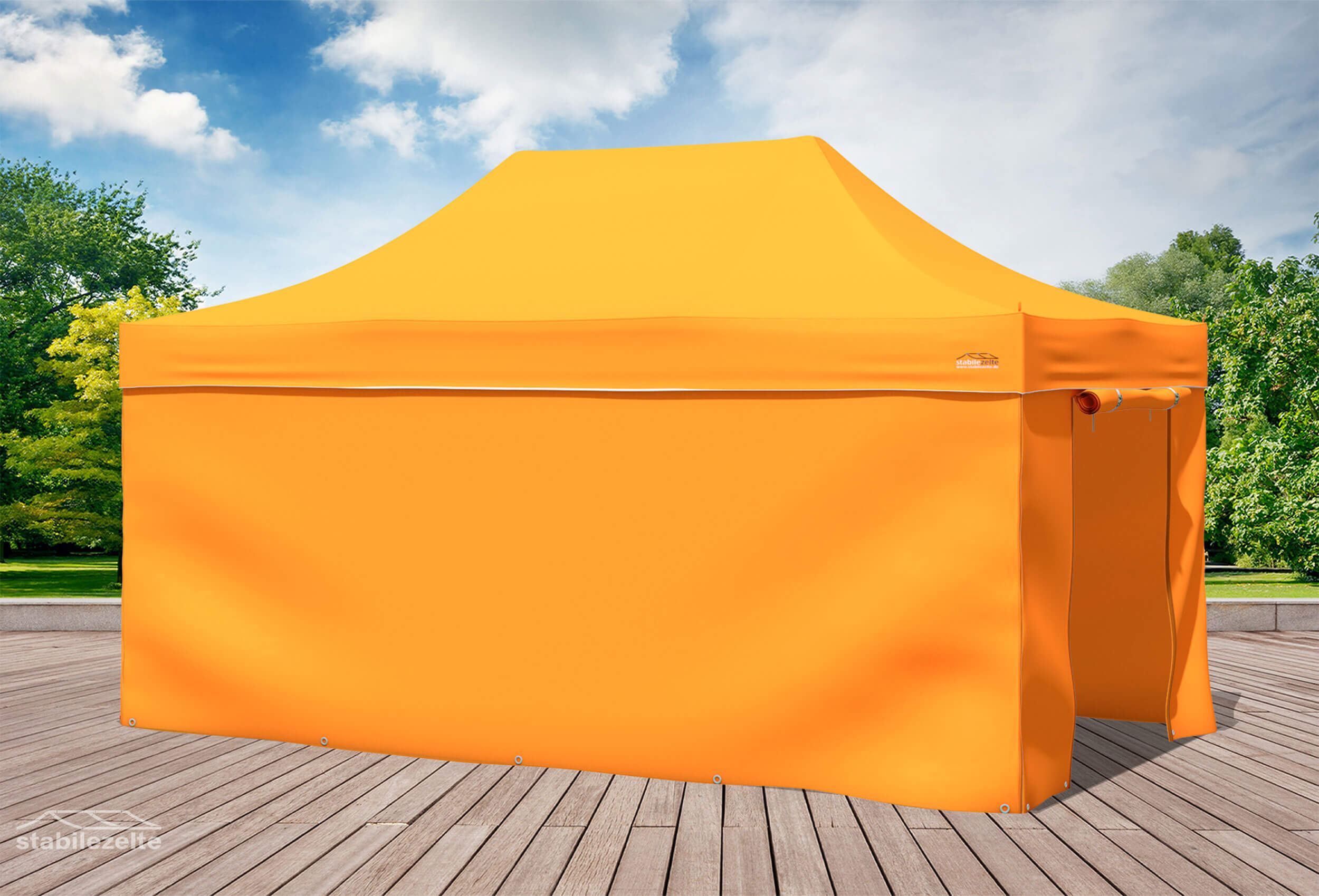 3x4.5 m Pop Up Gazebo, Orange