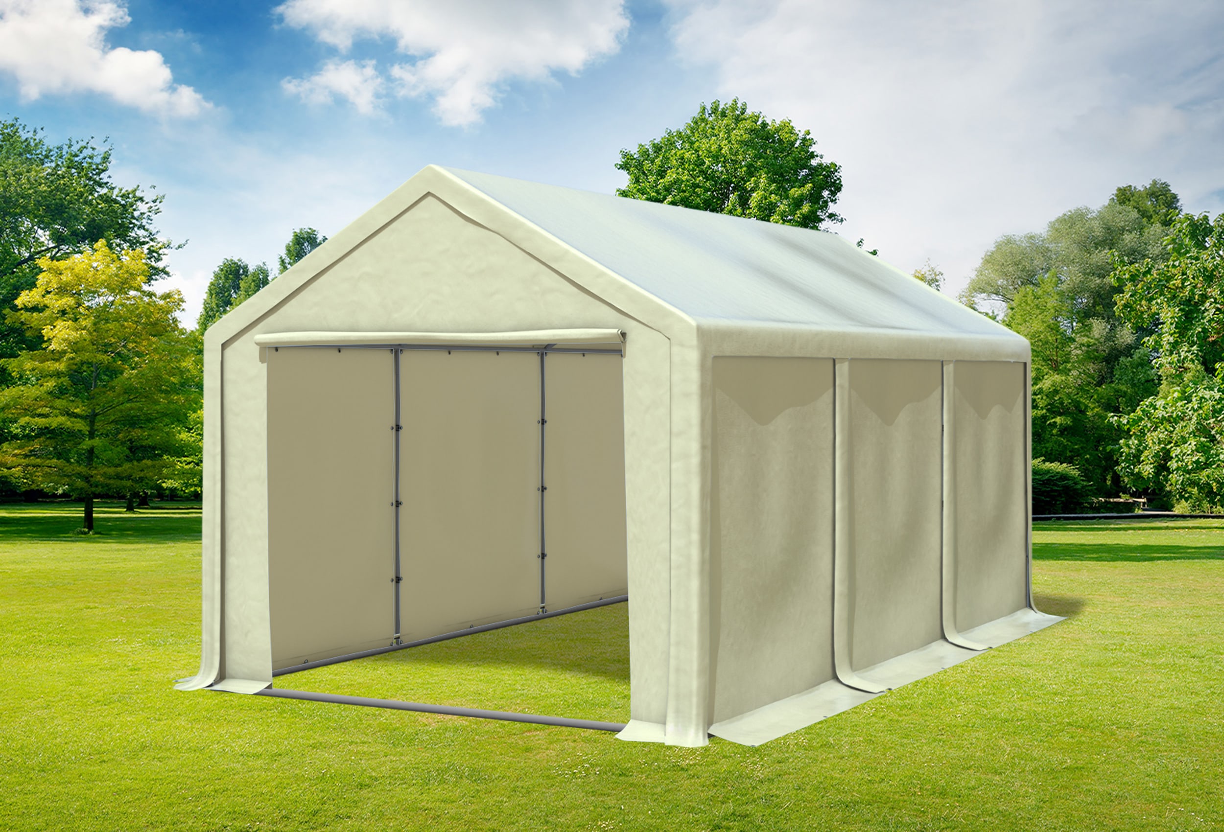 3x6 m Party tent / Marquee, PVC Beige