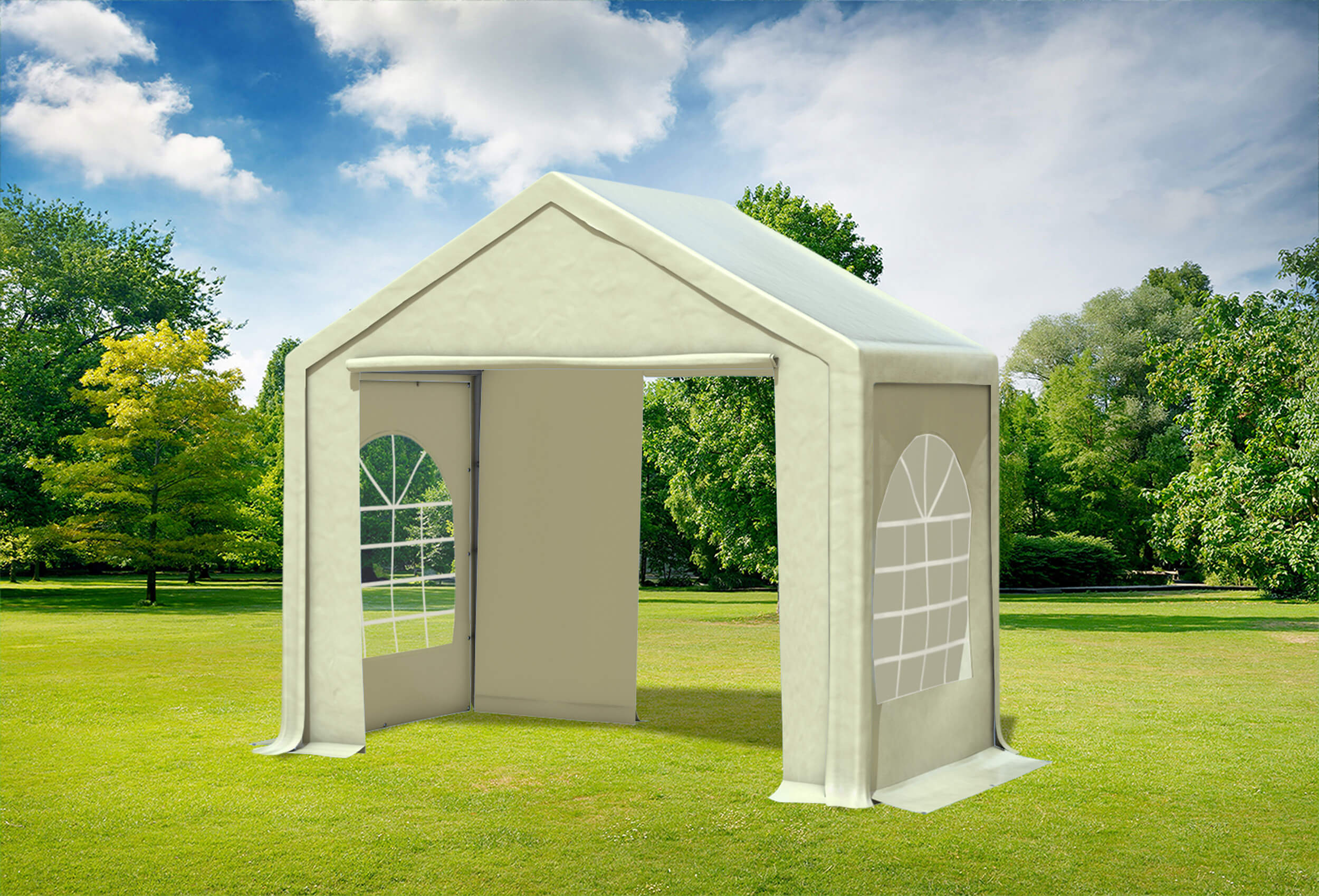 3x2 m Party tent / Marquee, PVC Beige