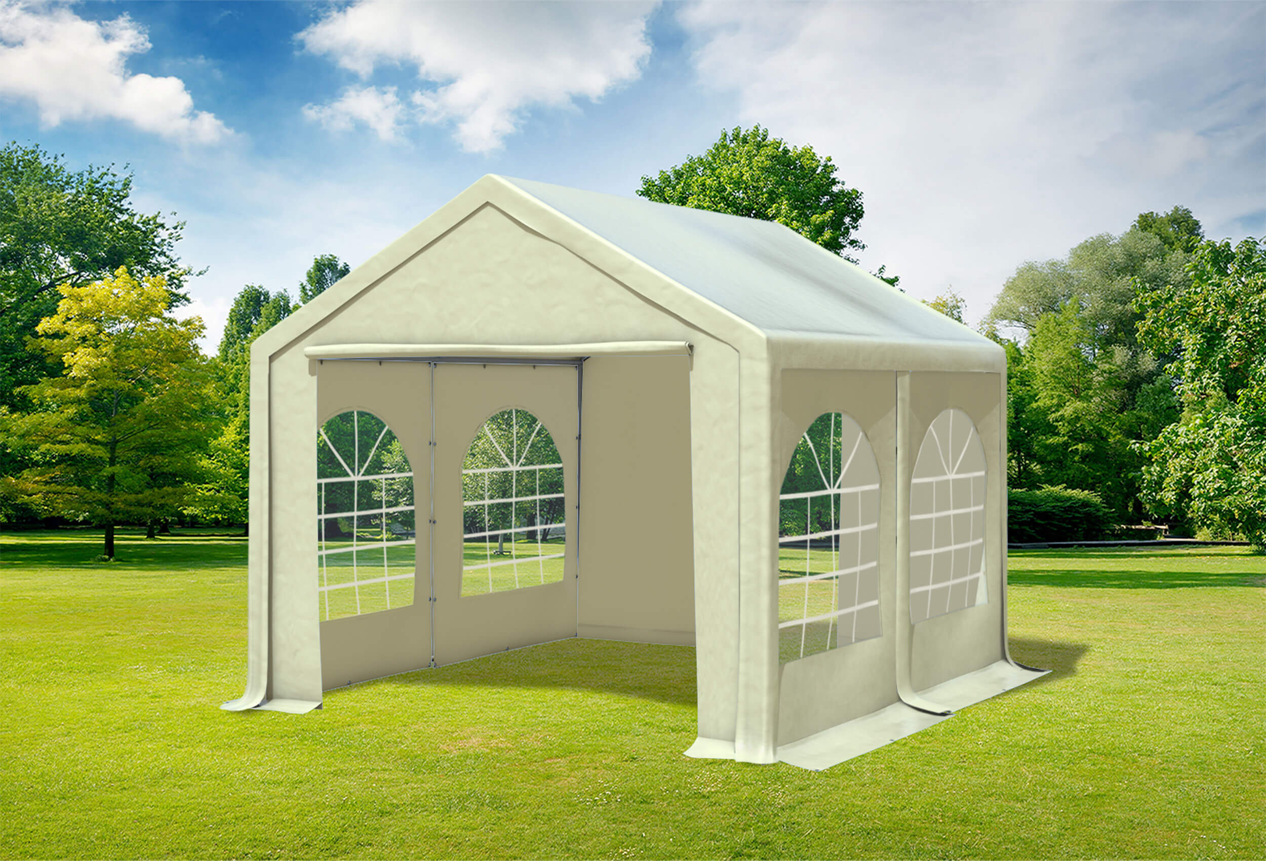 3x4 m Party tent / Marquee, PVC Beige