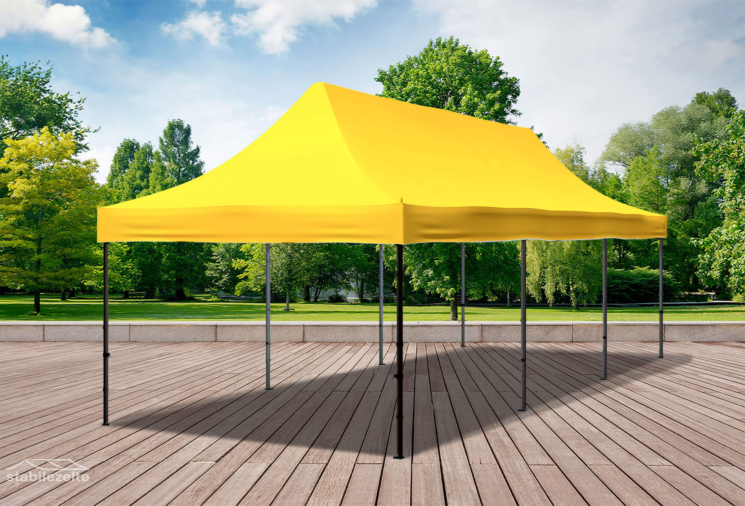 3x9 m Pop Up Gazebo, Yellow