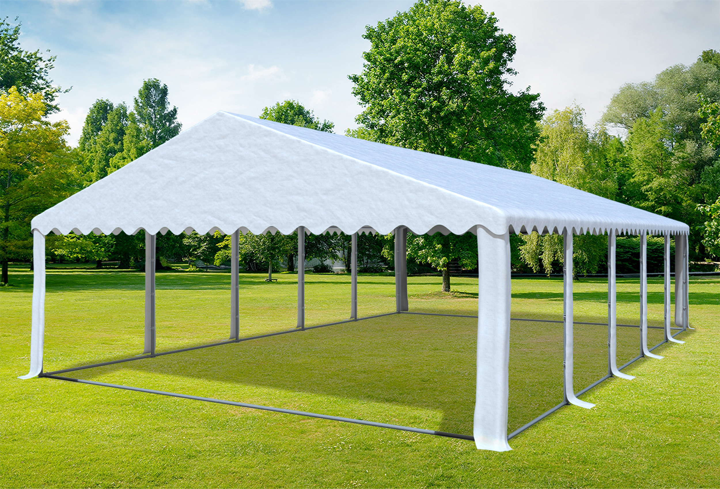 6x10 m Party tent / Marquee, PVC White