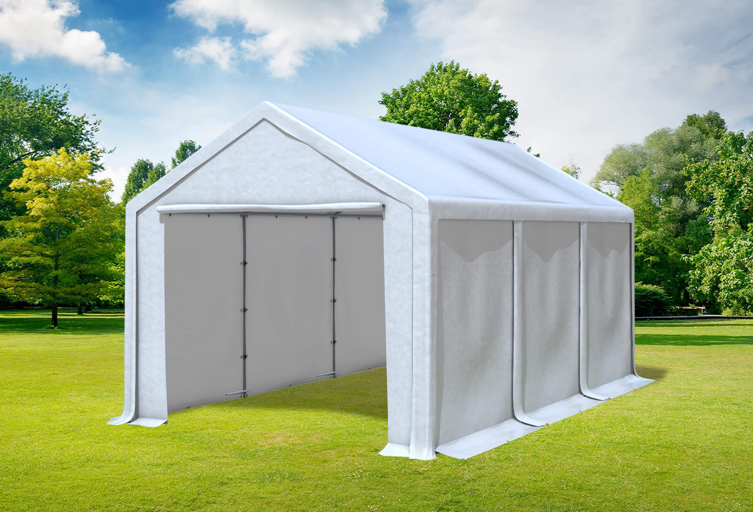 3x6 m Party tent / Marquee, PVC White