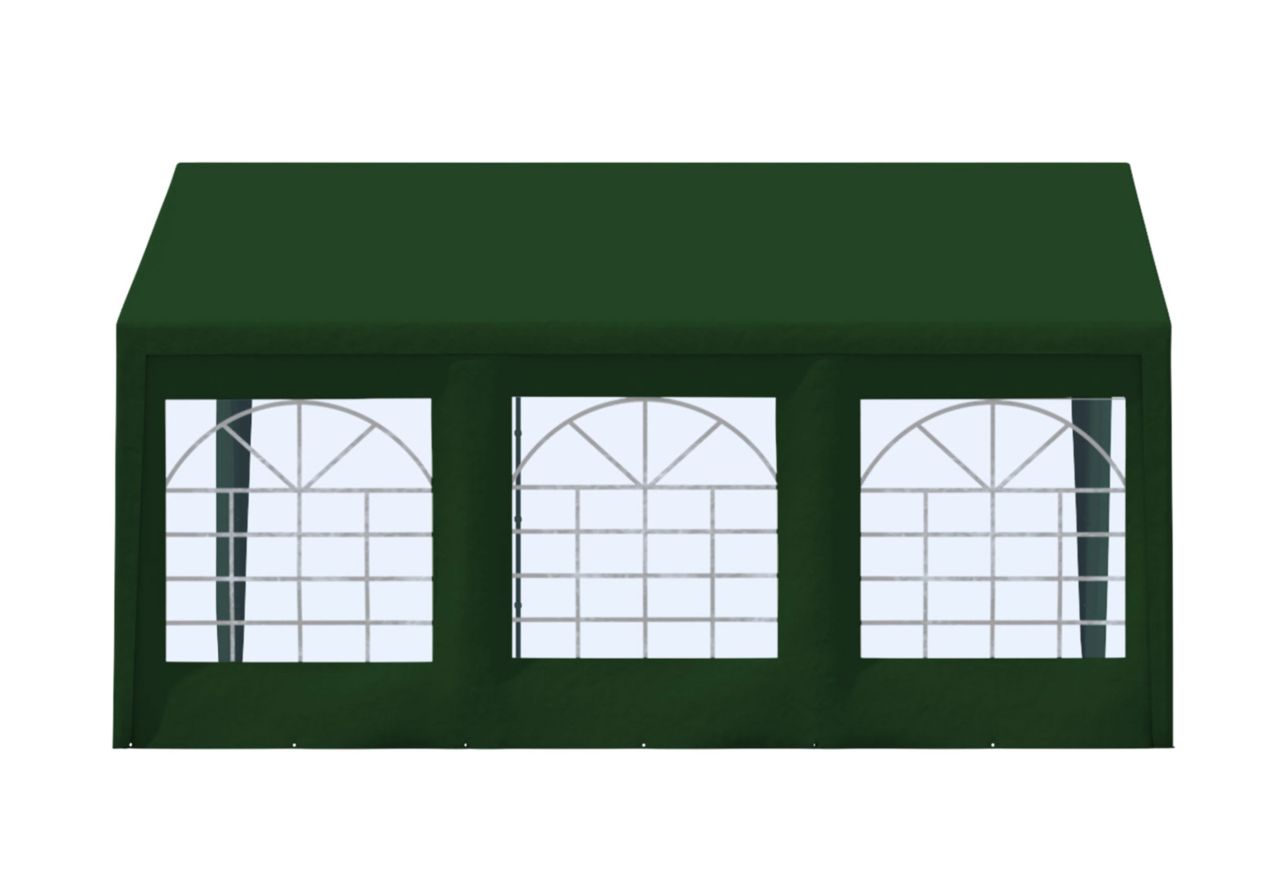 CLASSIC PREMIUM PVC side panel with window 5 metres Green