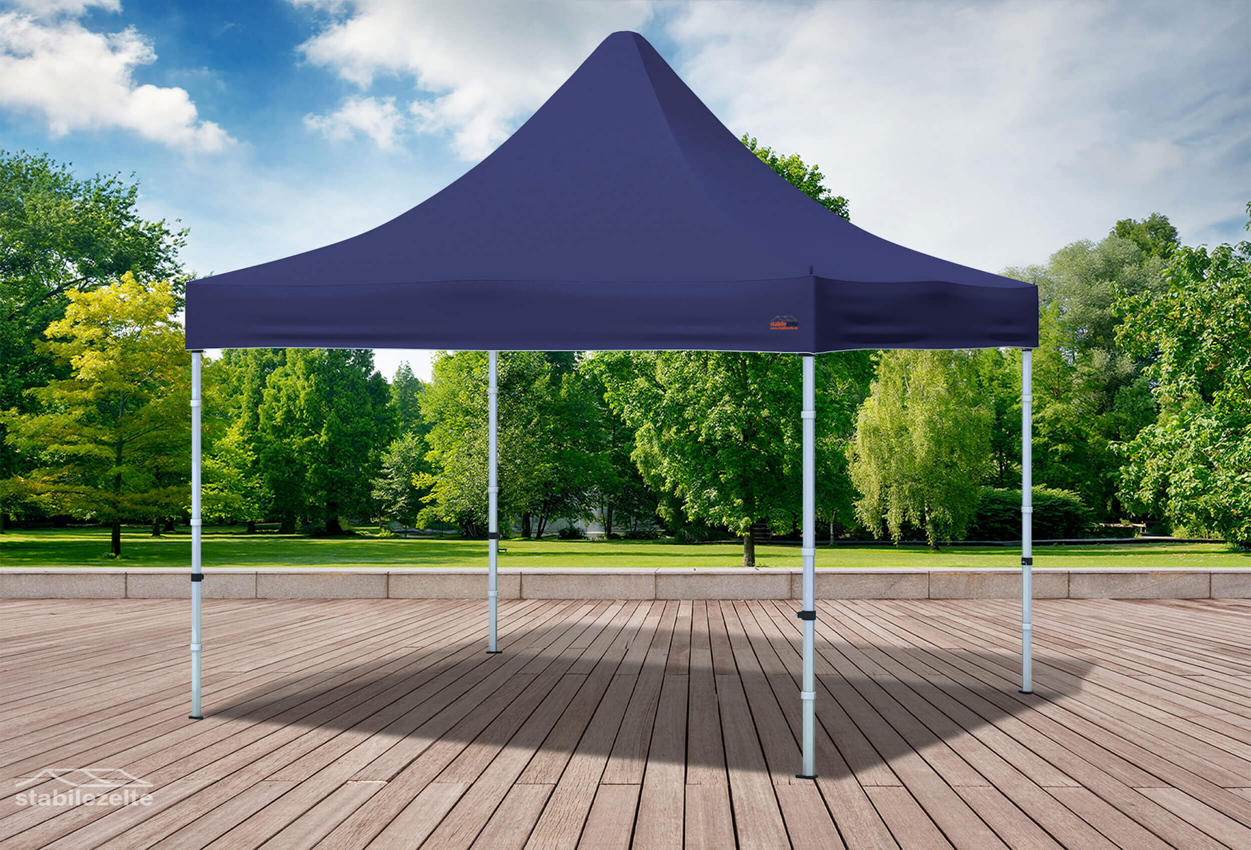 3x3 m Folding Tent Roof Tarpaulin Blue