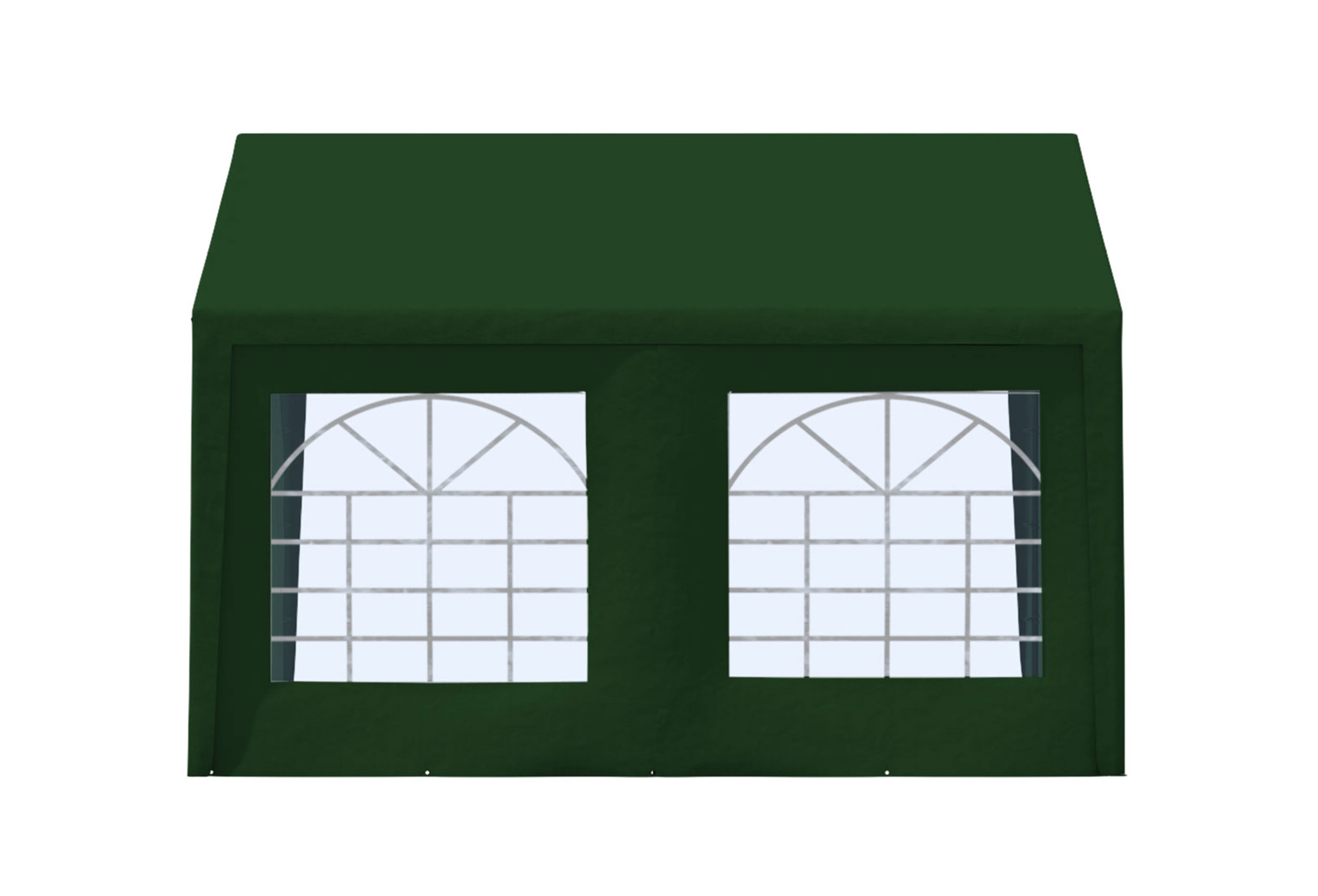 Classic Pro PE side panel with window 4 metres Green