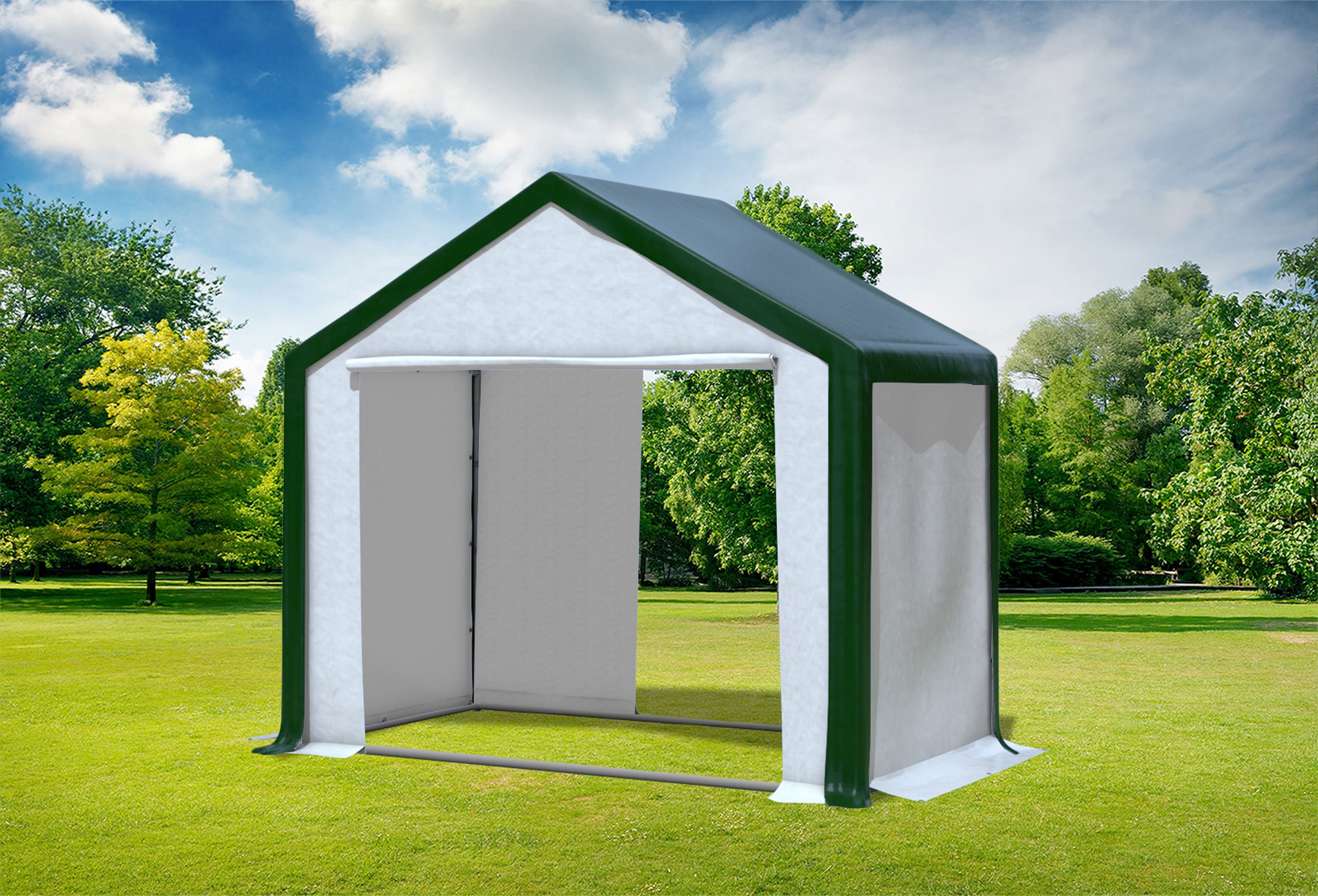3x2 m Party tent / Marquee, PVC Green White