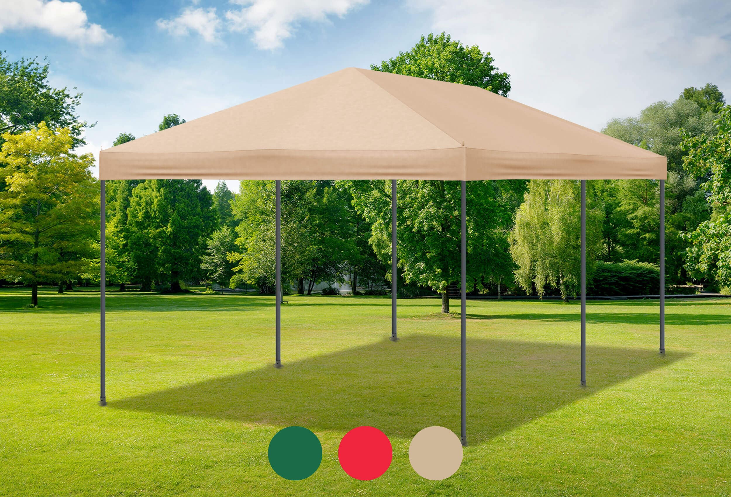 3x6 m Roof Tarpaulin Sahara PVC Brown