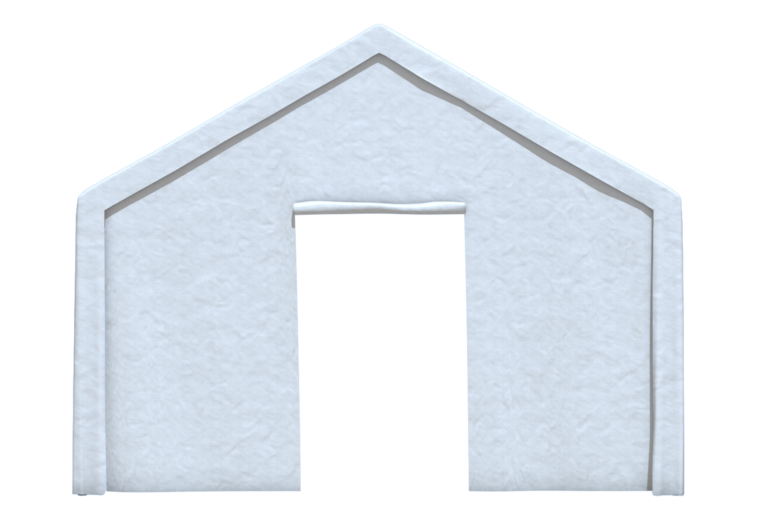 Modular Pro 4m PE gable end with SMALL DOOR (single)