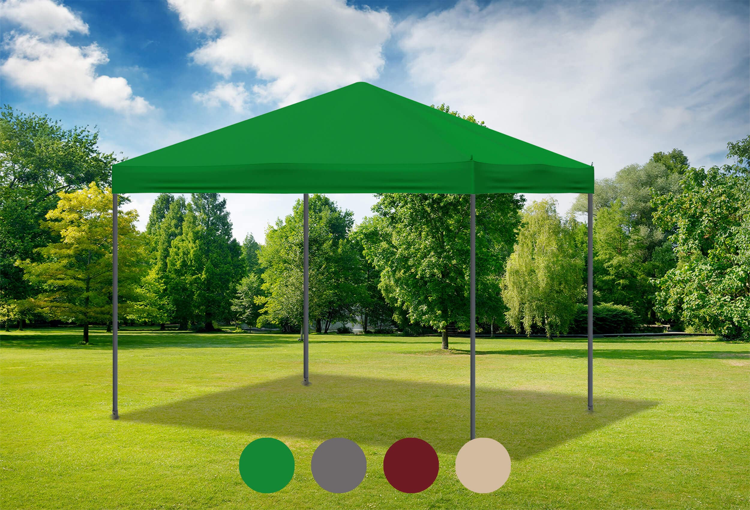 3x4 m Roof Tarpaulin Sahara Green