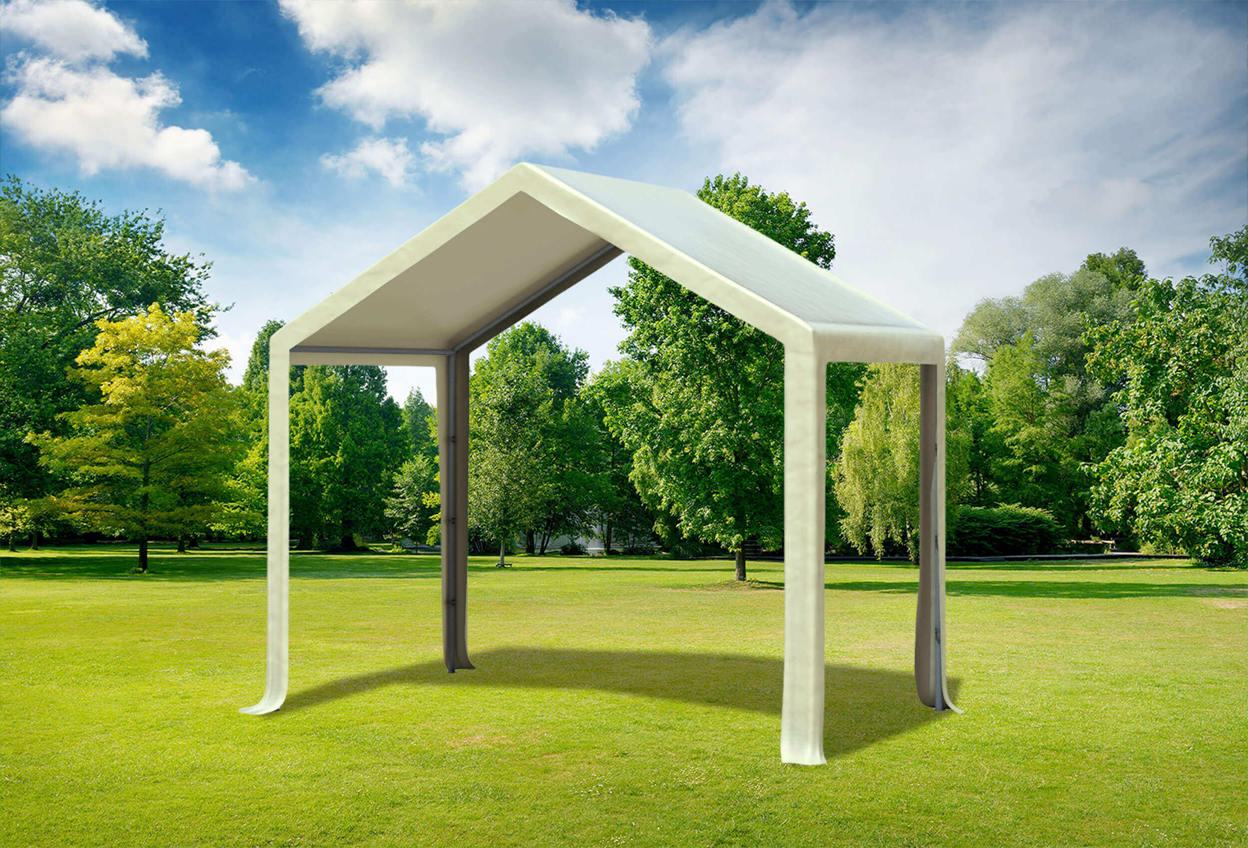 3x2 m PVC Roof Tarpaulin incl. Accessories Beige