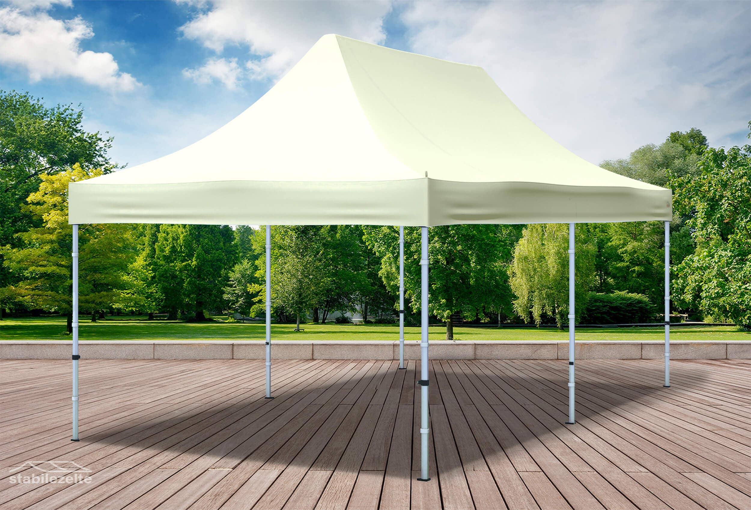 3x6 m Folding Tent Roof Tarpaulin Beige
