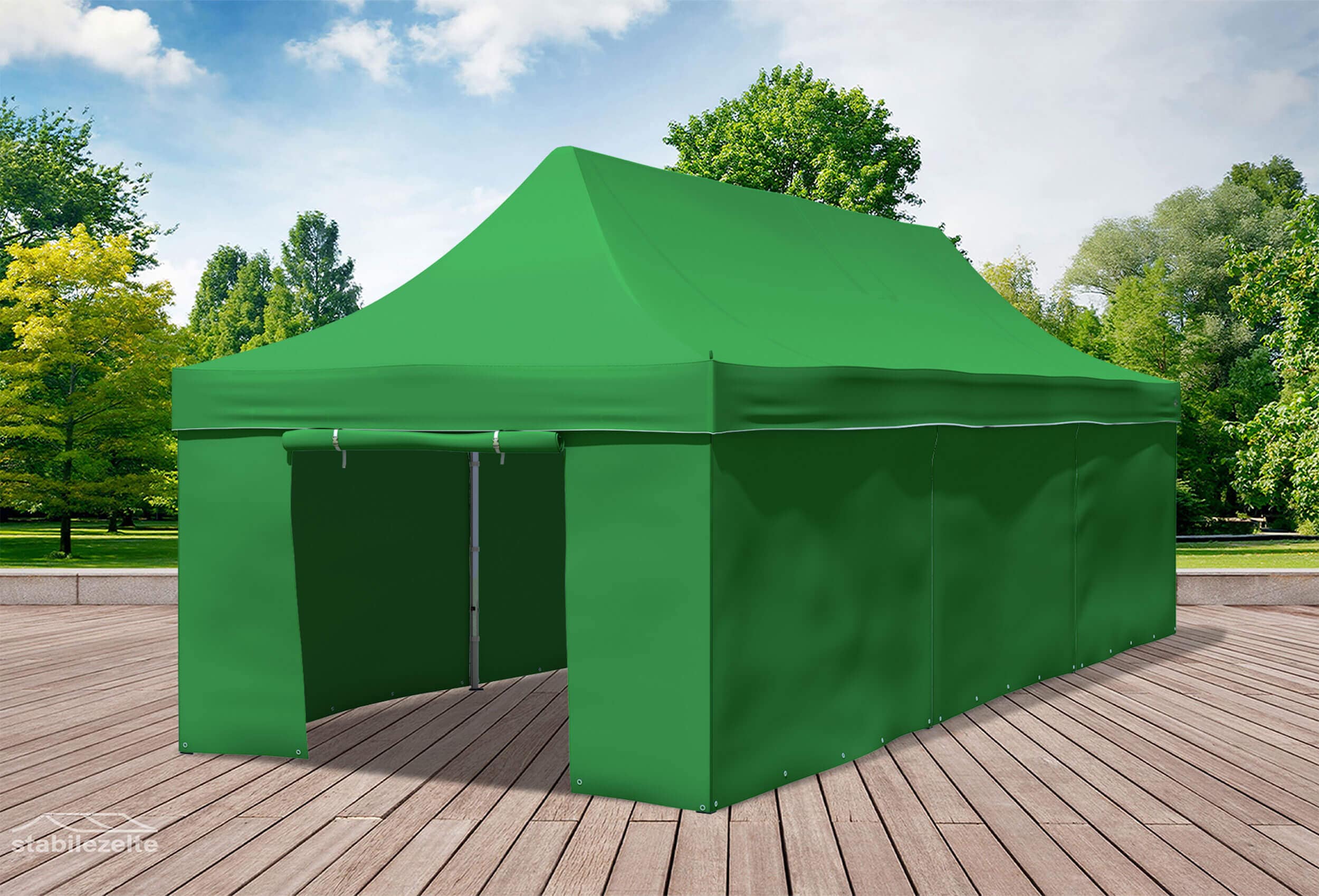 3x9 m Pop Up Gazebo, Green