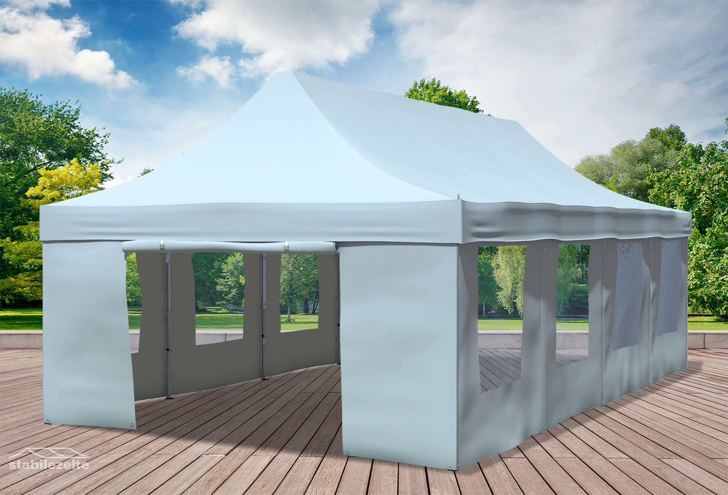 4x8 m Pop Up Gazebo, Grey