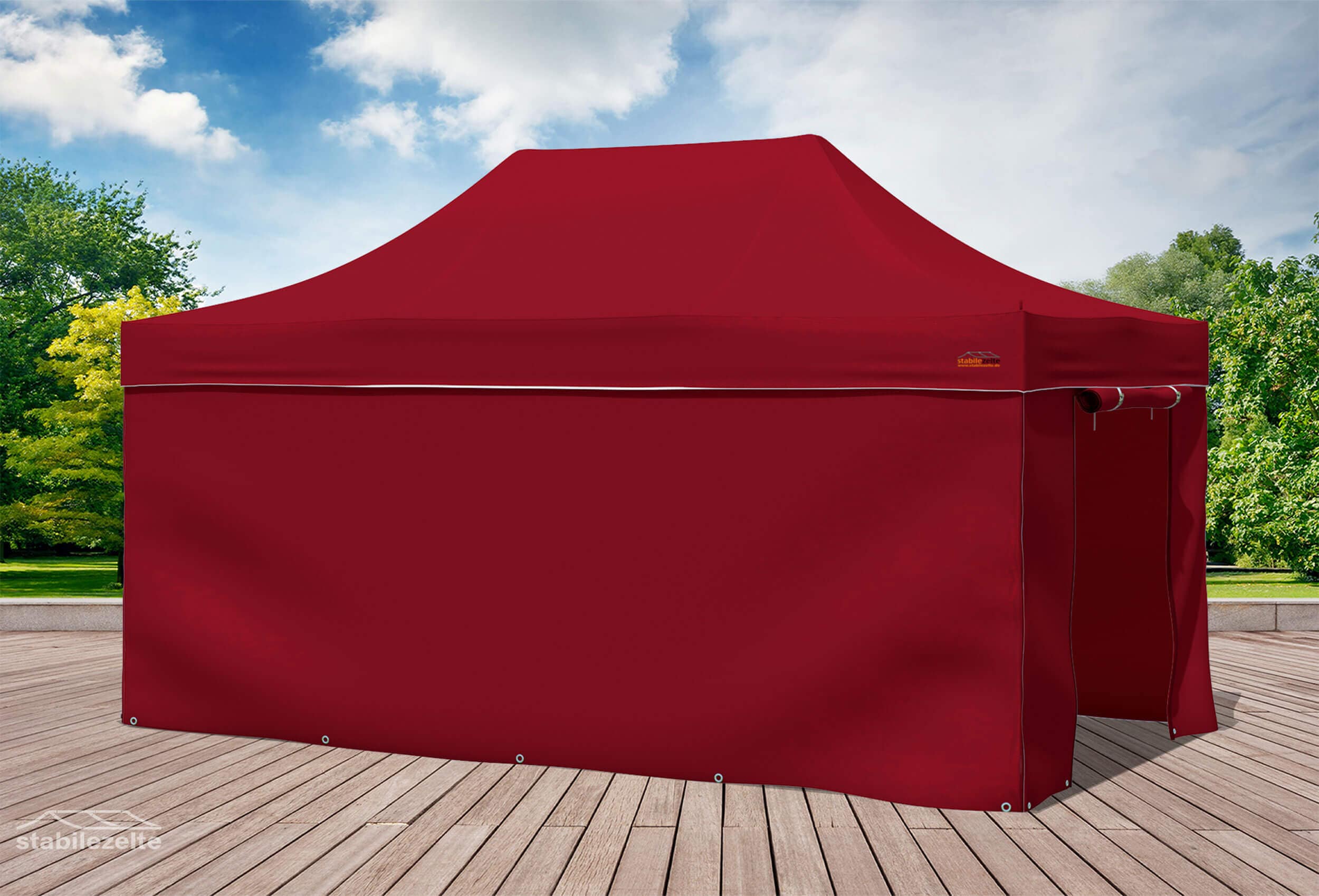 3x4.5 m Pop Up Gazebo, Bordeaux