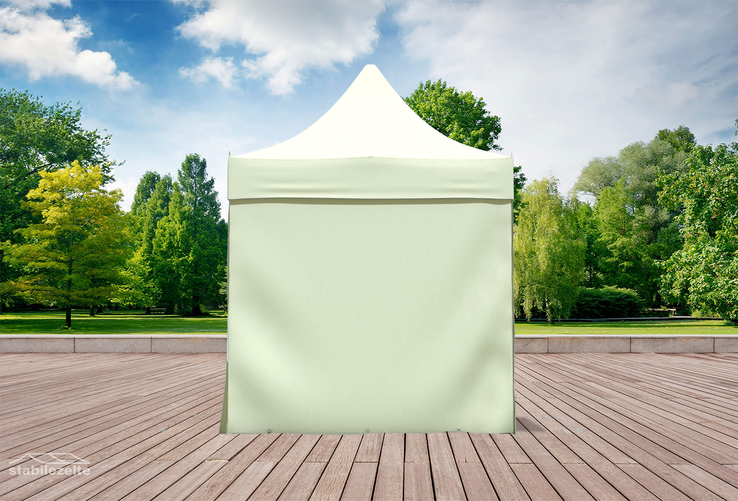 Folding tent side panel CLOSED 2 metres BEIGE