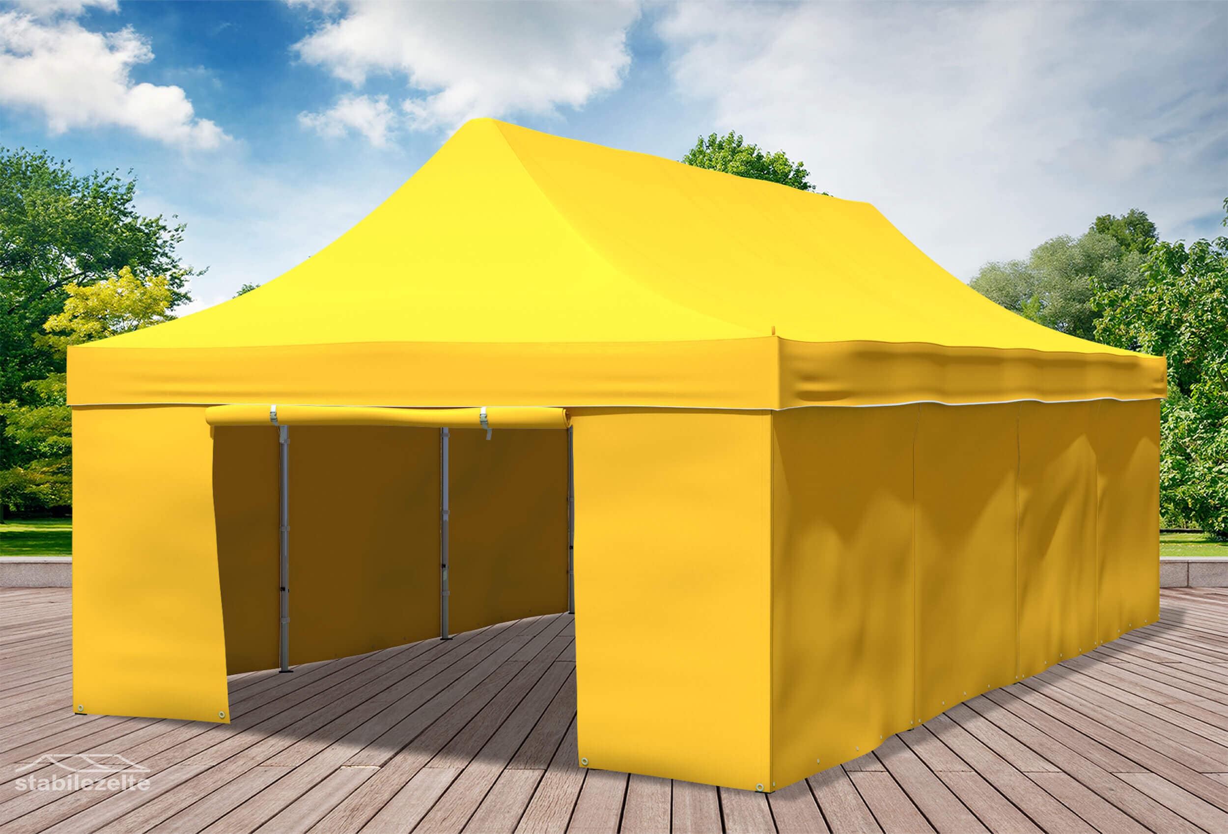 4x8 m Pop Up Gazebo, Yellow